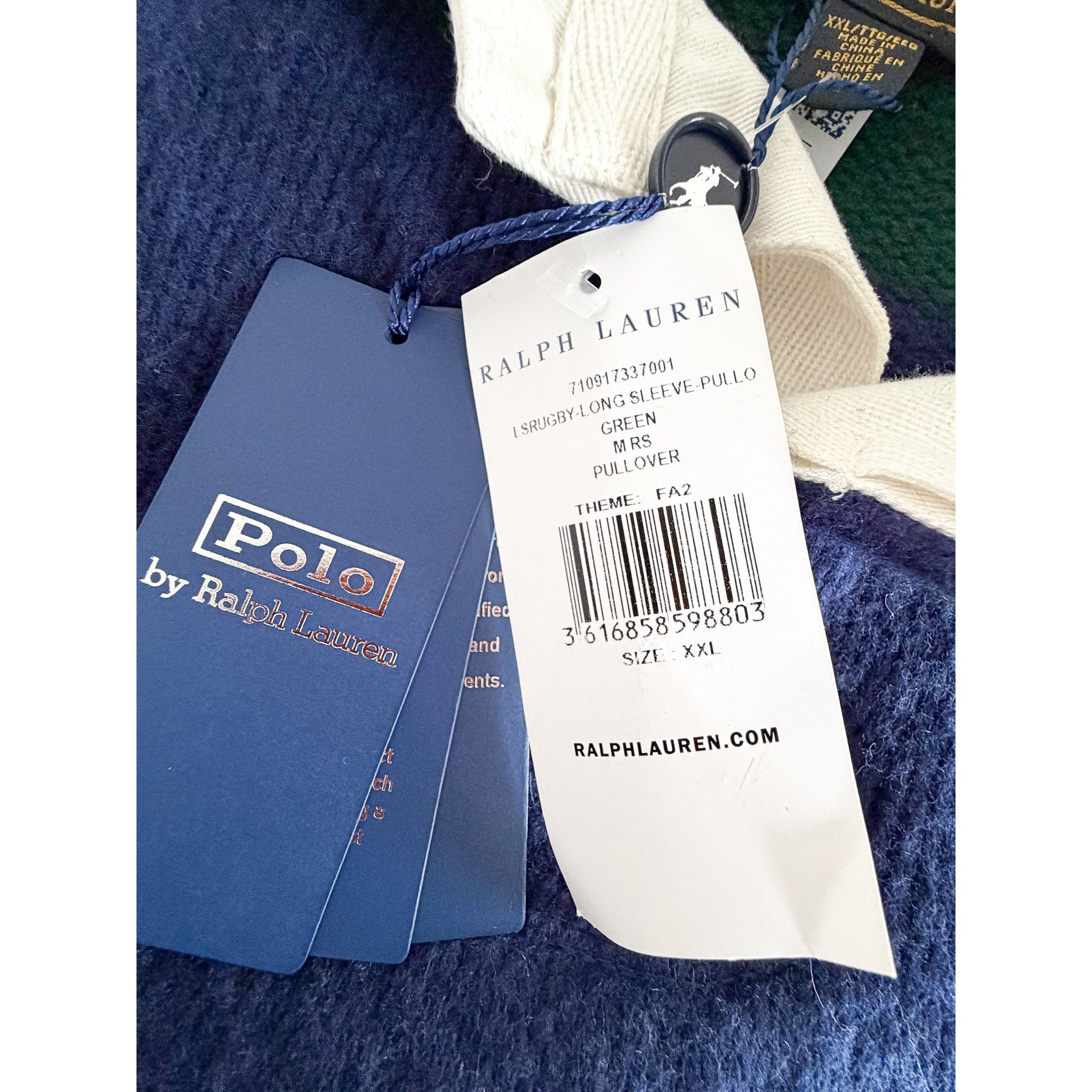 Polo Ralph Lauren Ralph Lauren Polo Striped Wool Cashmere Rugby Jumper Size US XXL / EU 58 / 5 - 3 Thumbnail
