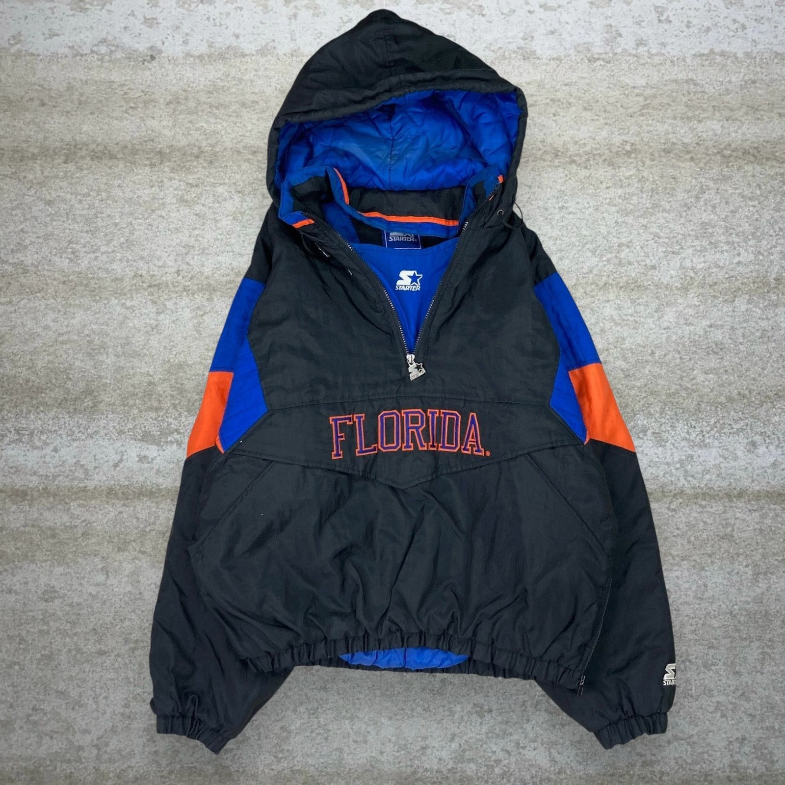 Starter Vintage 90s Florida Gators Puffer Jacket Mens XL Jet Black Size US XL / EU 56 / 4 - 3 Thumbnail