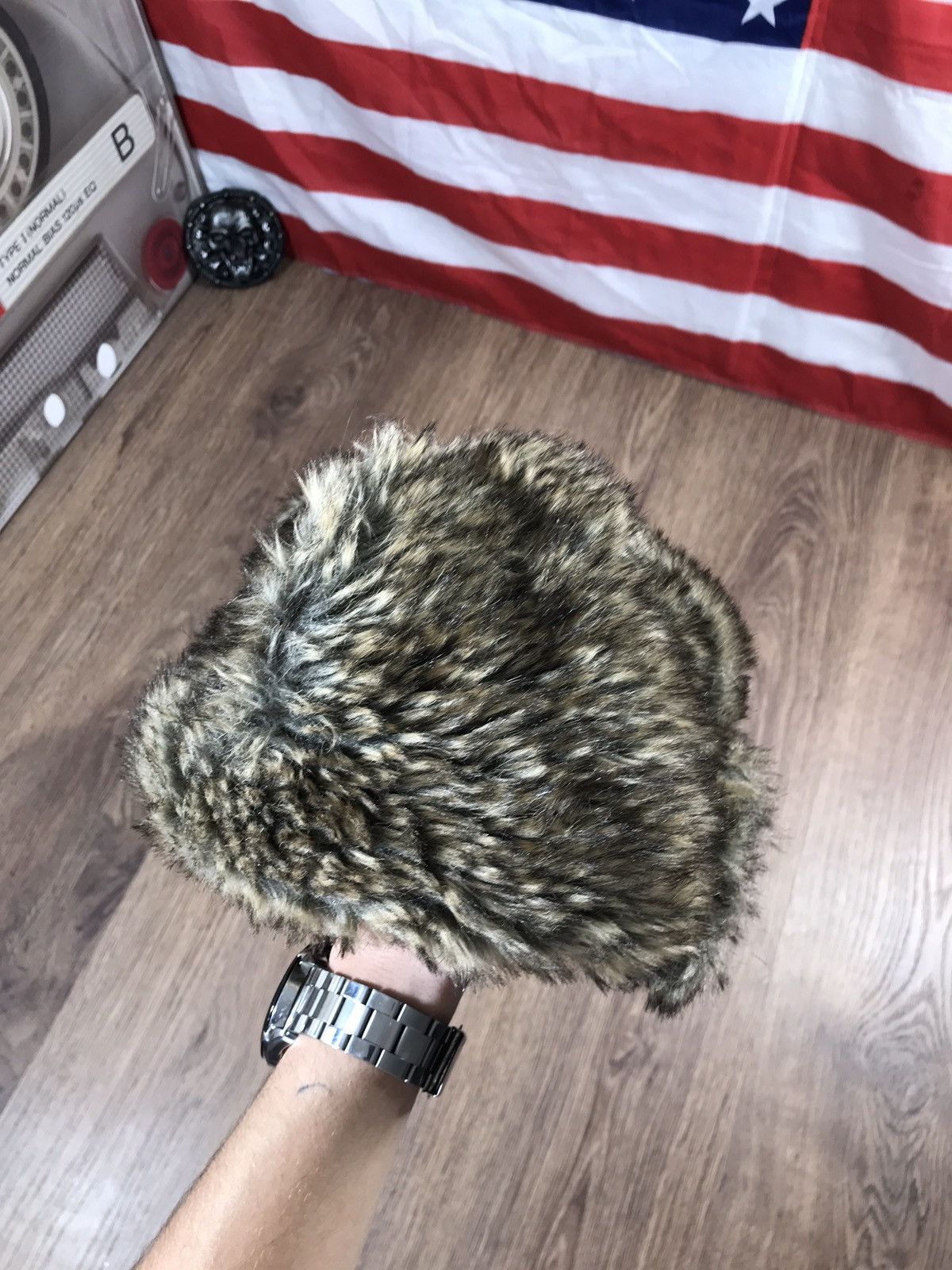 Japanese Brand × Vintage Vintage Fuzzy Mohair Hat Drill Size ONE SIZE - 8 Thumbnail