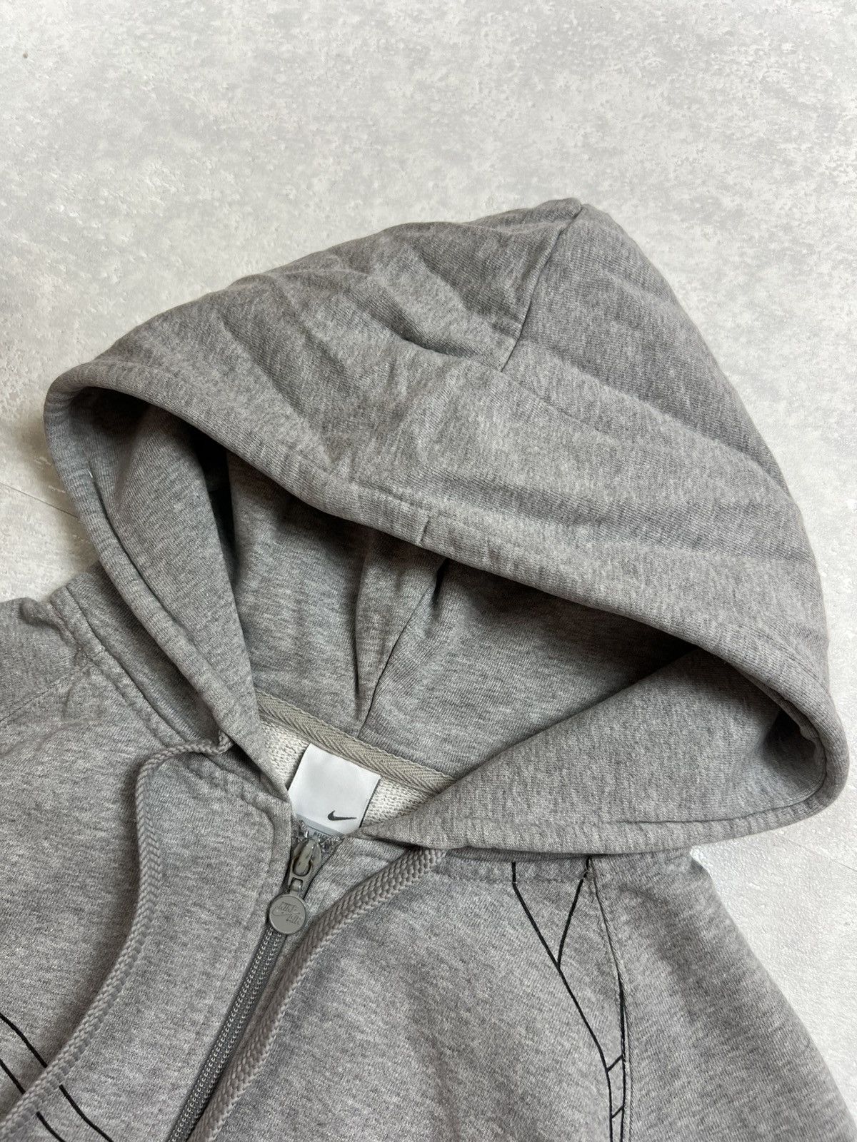 Nike 90s Nike Air Vintage Y2K Drill Oversized Retro Zip Hoodie Size US M / EU 48-50 / 2 - 5 Thumbnail