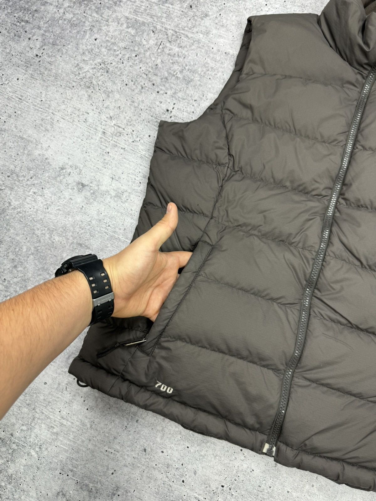 The North Face × Vintage Vintage Y2K The North Face 700 Down Brown Puffer Vest Jacket Size L / US 10 / IT 46 - 11 Thumbnail