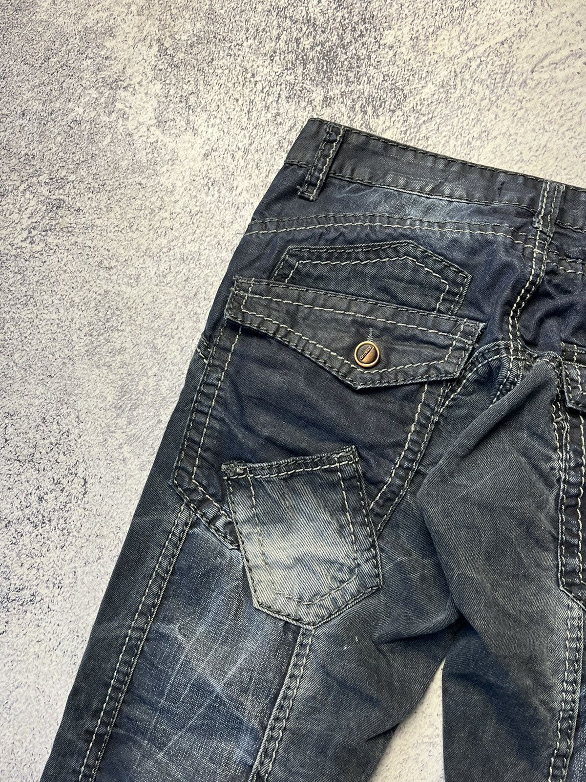 Japanese Brand 0Os VINTAGE Avant Garde Japanese Style Baggy Pants Y2K Size US 32 / EU 48 - 24 Thumbnail