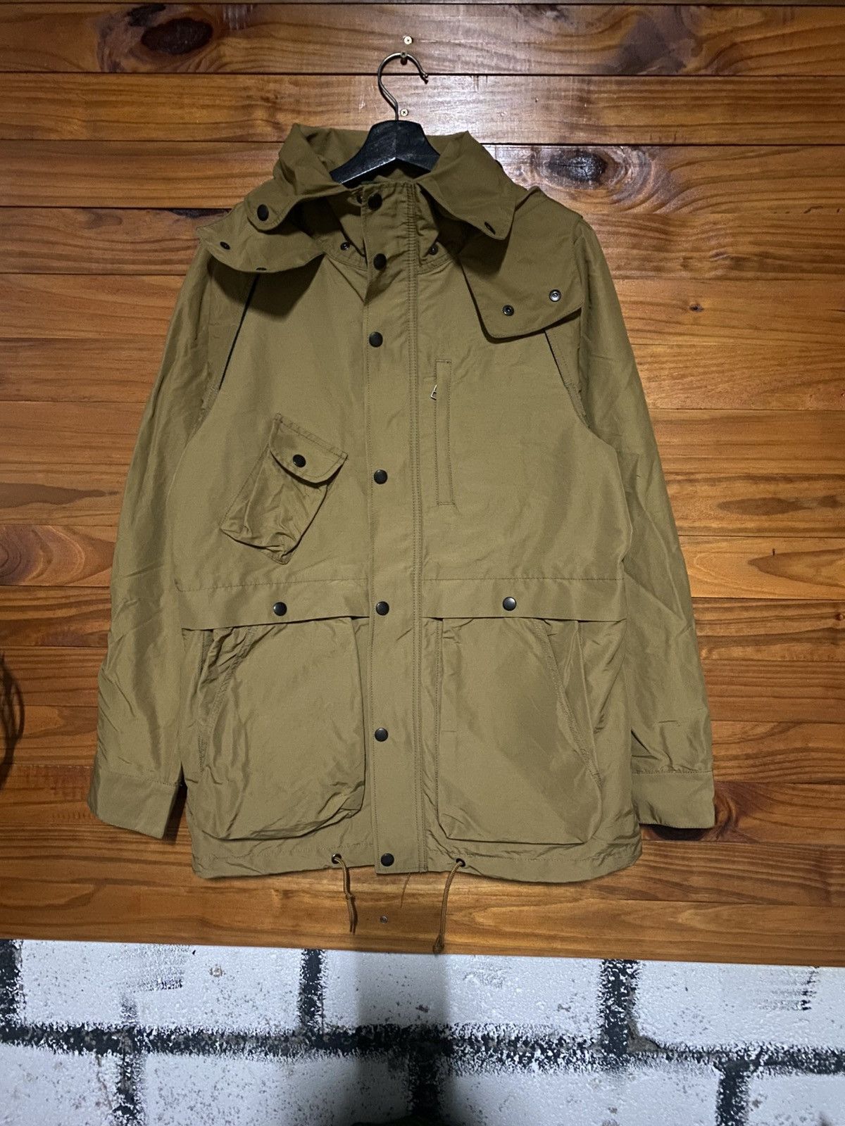 Japanese Brand Vintage-Style Yamawaki Gloster Field Jacket – Tan Hooded Size US M / EU 48-50 / 2 - 3 Thumbnail