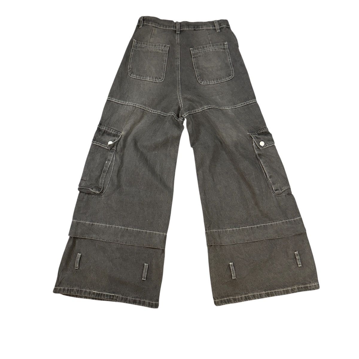 If Six Was Nine Vintage 90s Japanese Streetwear Super Baggy Drise Pants Size US 30 / EU 46 - 2 Thumbnail