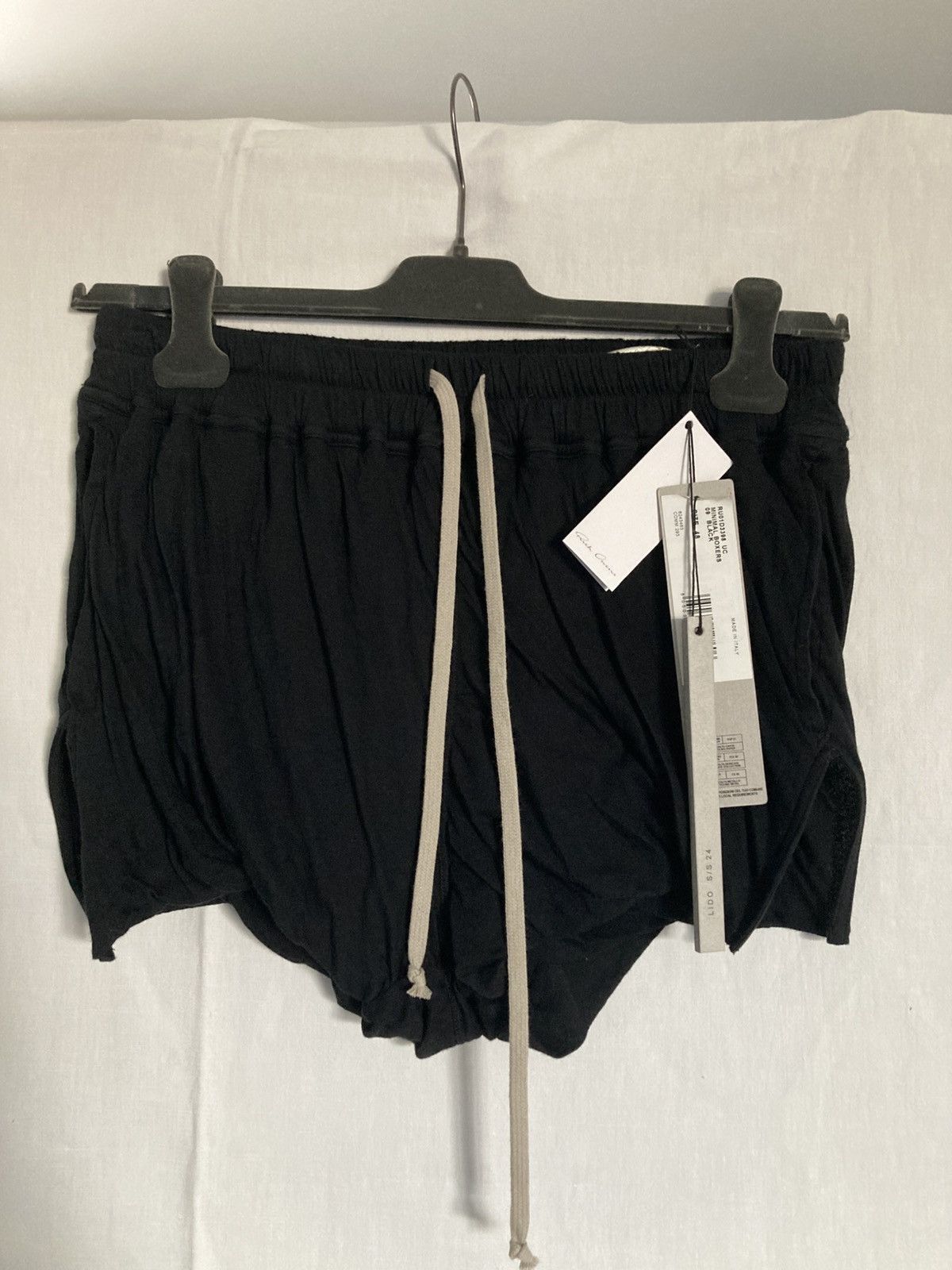 Rick Owens NEVER WORN / Rick Owens Draped Jersey Shorts Size US 38 / EU 54 - 1 Thumbnail