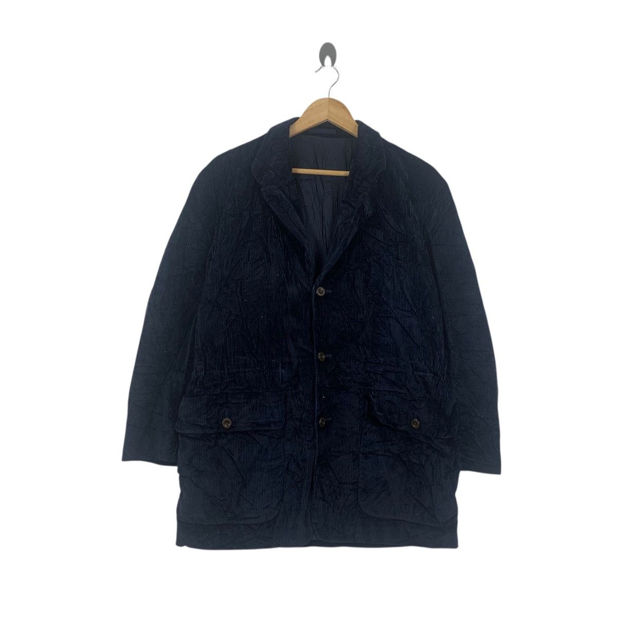 Burberry Vintage 90’ BURBERRY LONDON Corduroy Cotton Blazer Coat Size 38L - 1 Thumbnail