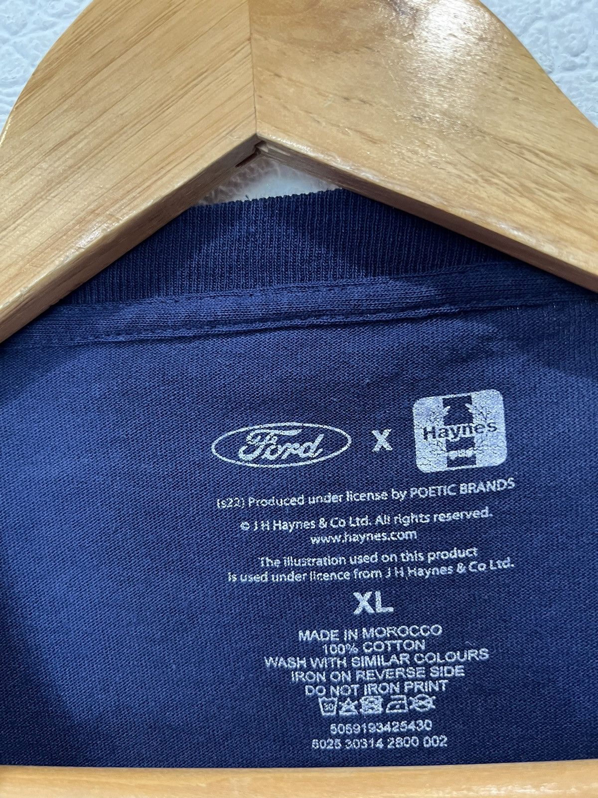 Vintage Ford Hanes Racing T Shirt Tee Size US XL / EU 56 / 4 - 3 Thumbnail