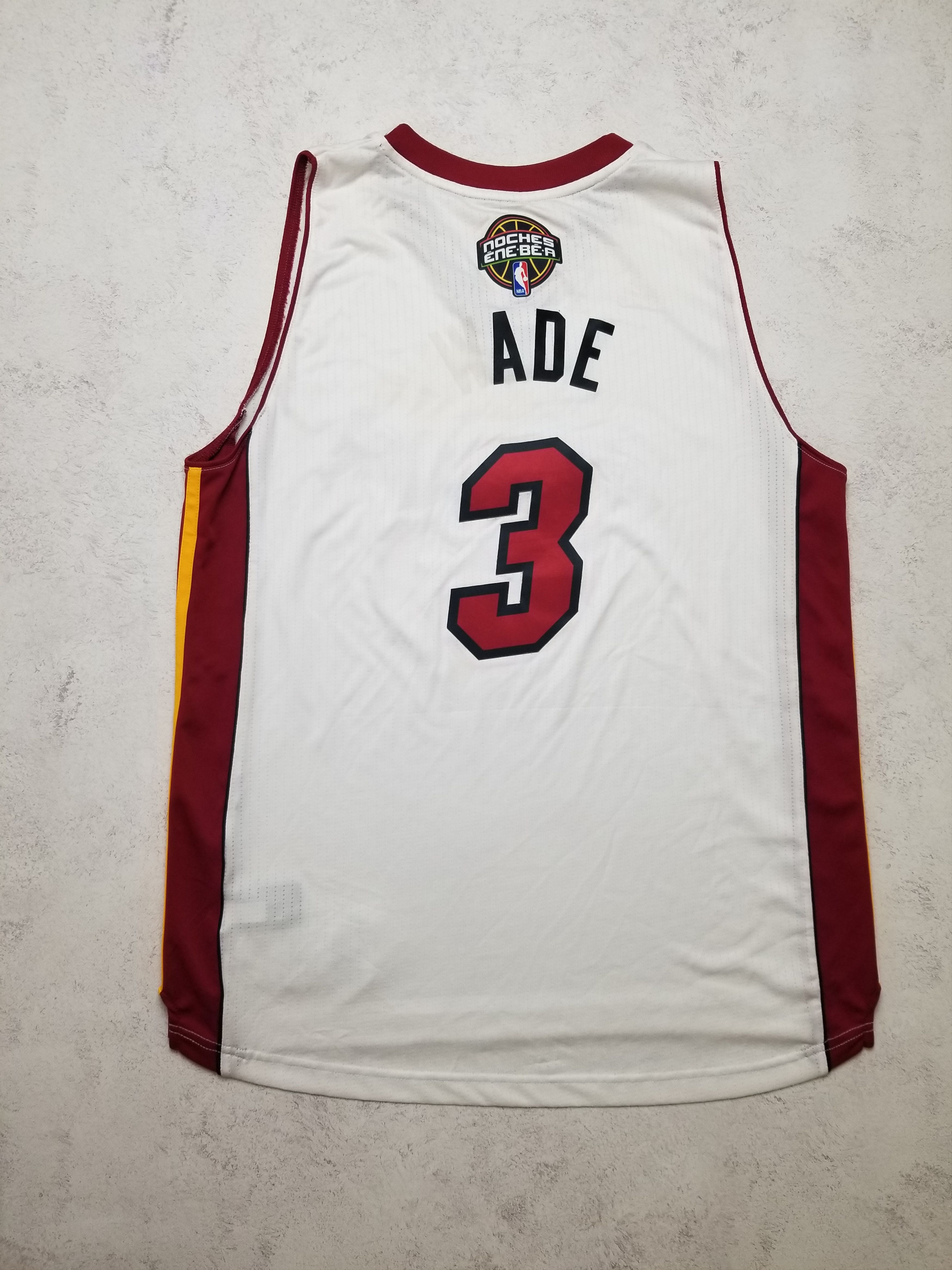 Adidas Adidas Miami Heat Dwyane Wade #3 Latin Nights Home Jersey Size US XL / EU 56 / 4 - 2 Thumbnail
