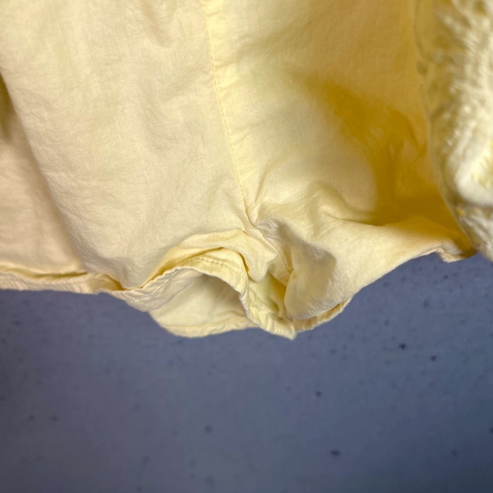 Vintage Lovers And Friends Dress Large Yellow Eyelet Mini Dress Sweetheart Neckline Womens Size L / US 10 / IT 46 - 7 Thumbnail