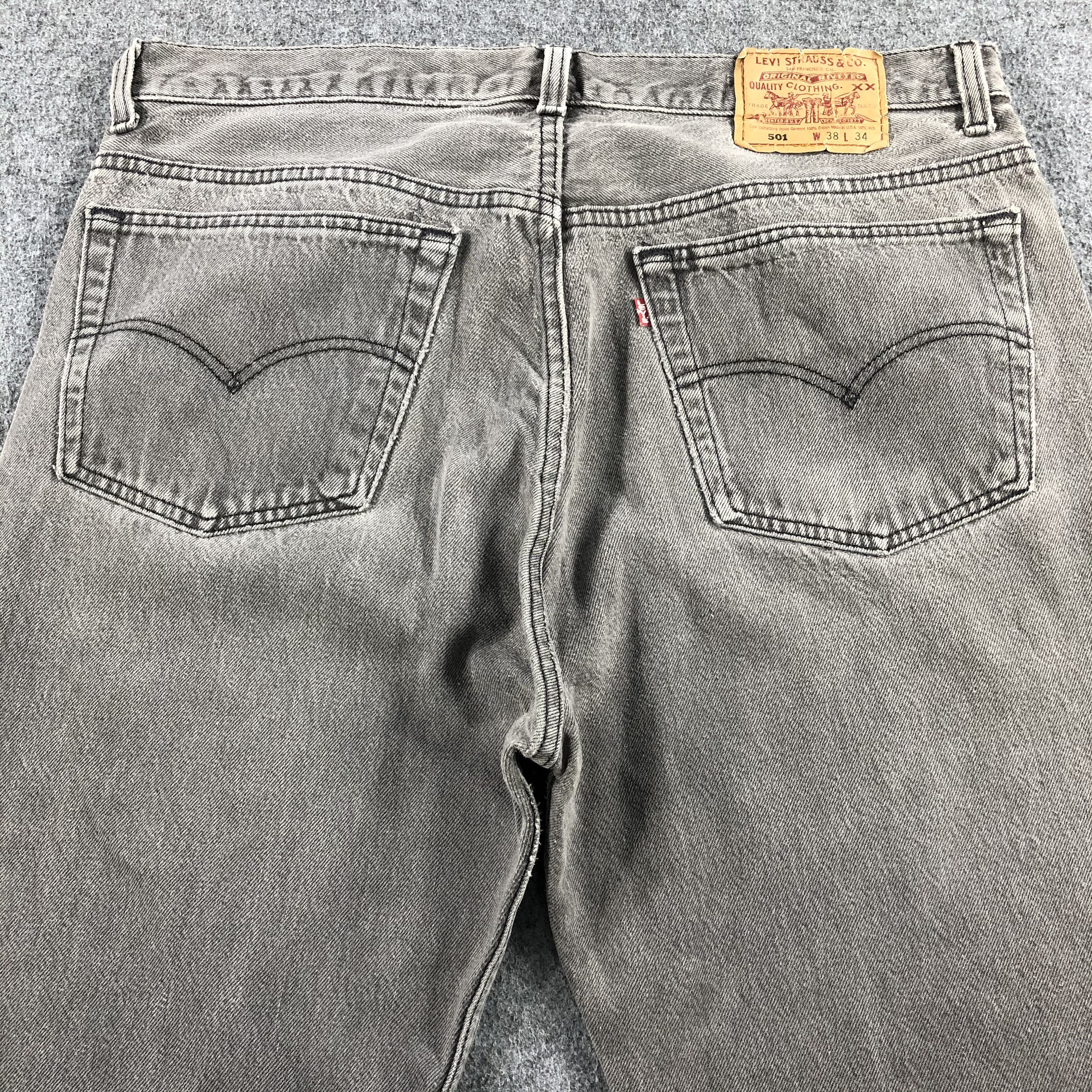 Levi's Vintage 90s Levis 501 Earth Tone Jeans-J1564 Size US 36 / EU 52 - 4 Thumbnail