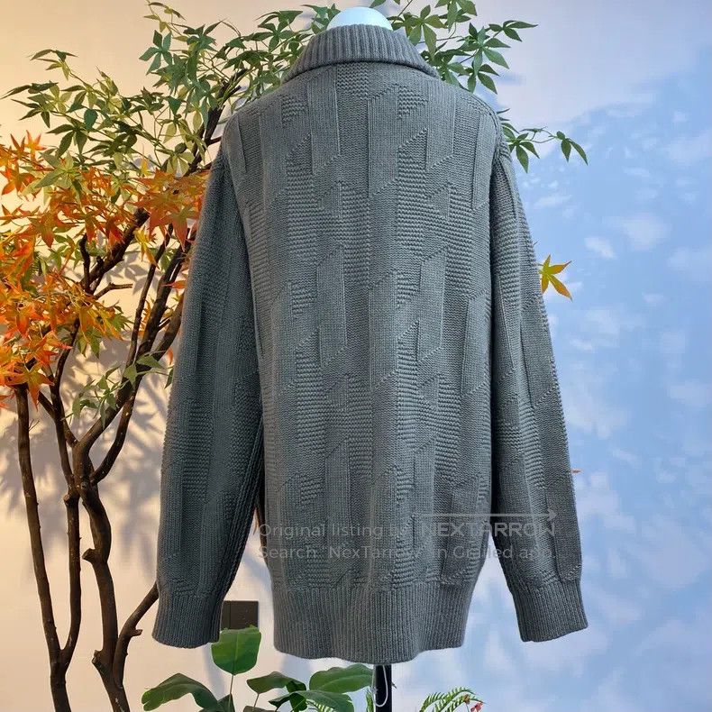 Hermes Hermes Caramel Wool Zip-Up Jacket Size XS / US 0-2 / IT 36-38 - 3 Thumbnail