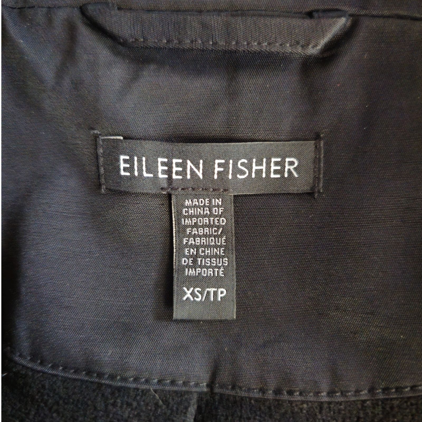 Eileen Fisher Eileen Fisher Gilet Black Sz Extra Small Size XS / US 0-2 / IT 36-38 - 5 Thumbnail