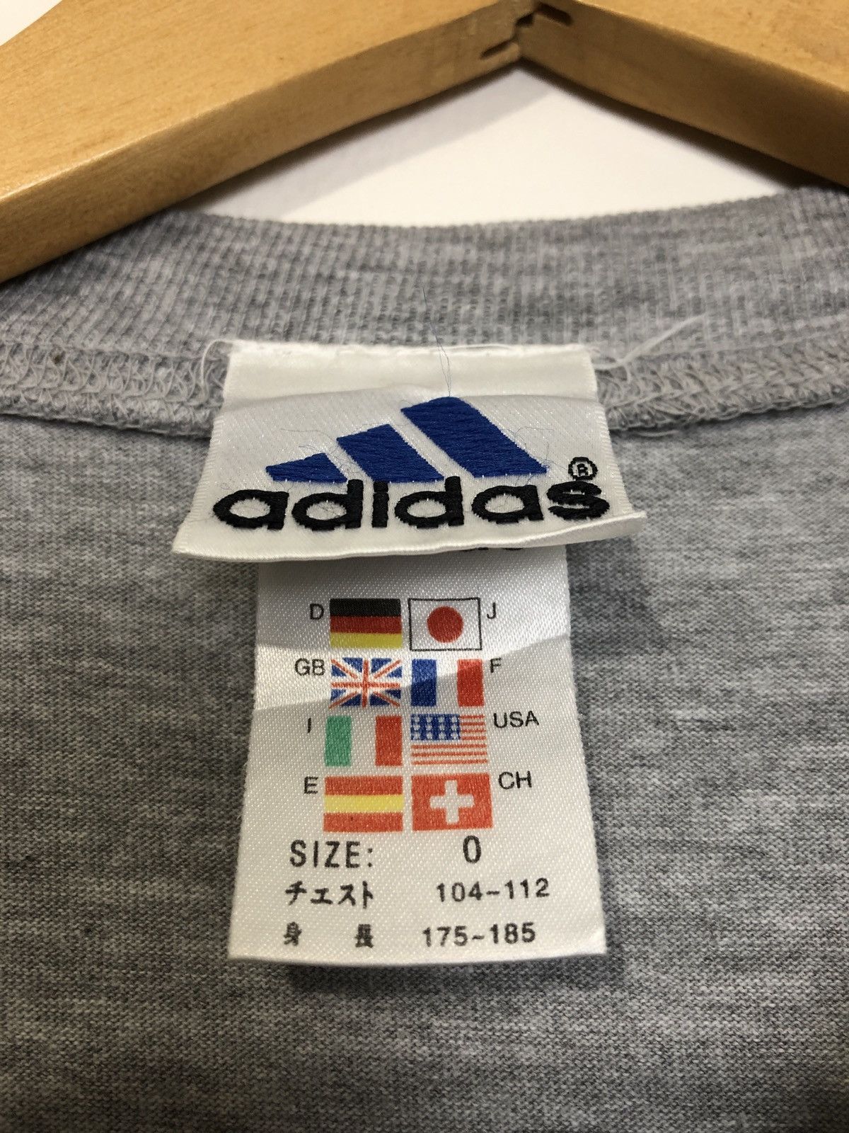 Adidas × Vintage Vintage Adidas T-Shirt Size US L / EU 52-54 / 3 - 3 Thumbnail