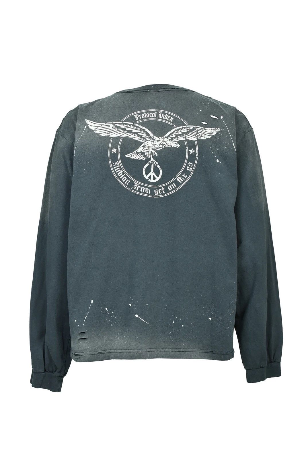 PROJECT G/R Protocol Index VINTAGE OVERDYED LONGSLEEVE (NVY) PROJECT GR Size US L / EU 52-54 / 3 - 2 Thumbnail