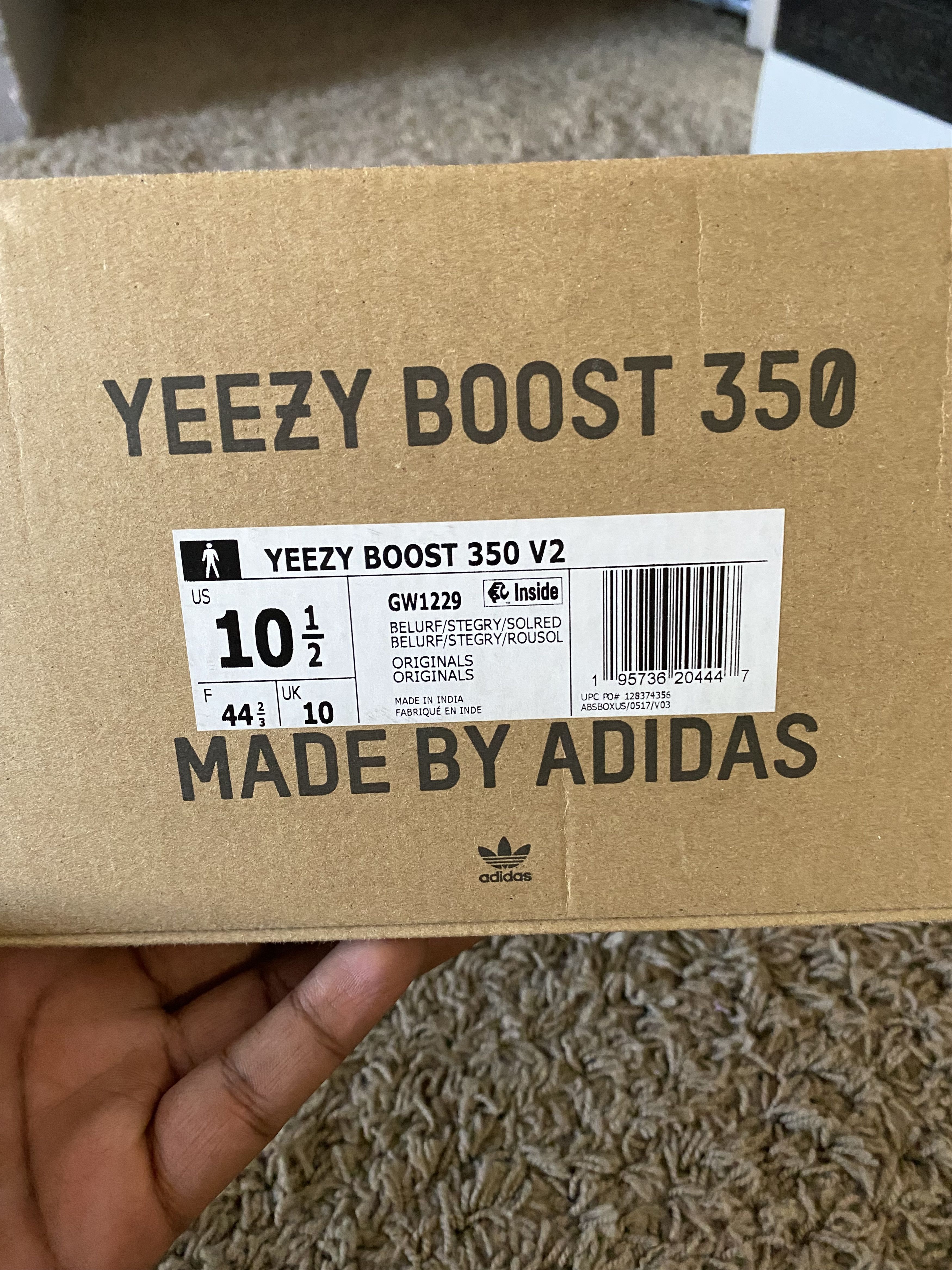 Adidas × Kanye West Yeezy 350 v2 Beluga Reflective Size US 10.5 / EU 43-44 - 8 Thumbnail