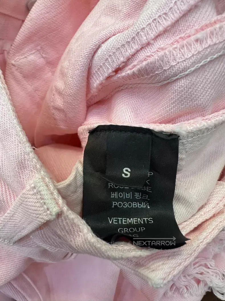 Vetements VETEMENTS size S Wide Leg Jeans Pink Pants Size US 27 - 4 Thumbnail