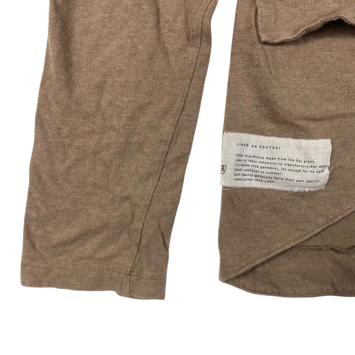 Japanese Brand Linen De ROVTSKI Cardigans Made In Japan Size 3 Size S / US 4 / IT 40 - 3 Thumbnail