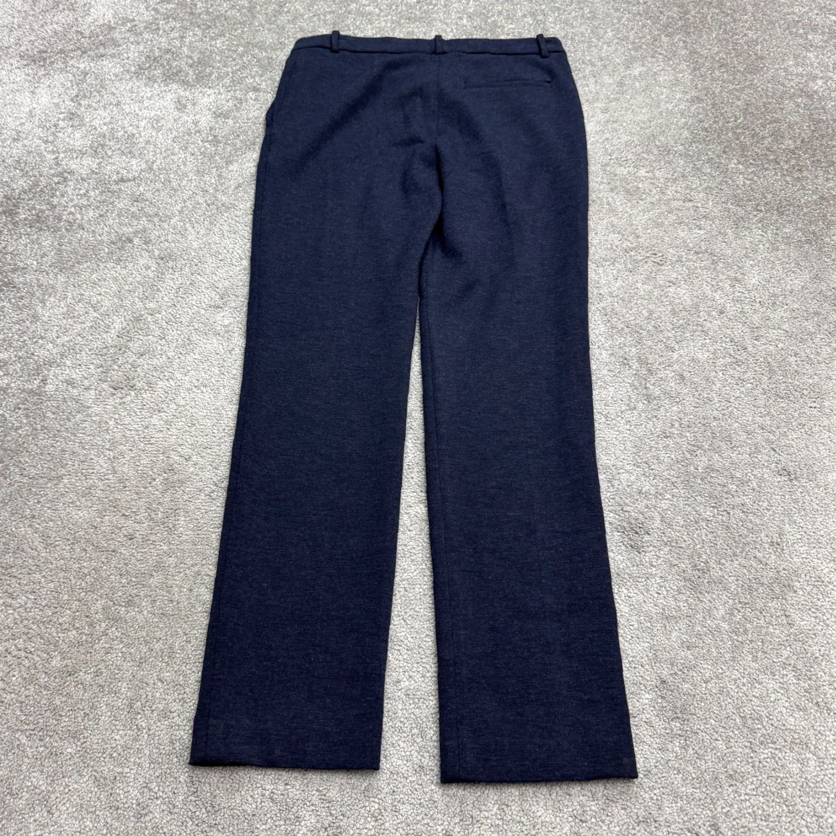 Theory Theory Fairfield Knit Trouser Pants Womens 8 Navy High Rise Tailored NWT Dress Pants Slim Straight Pockets Beginner-Friendly? Size 30" / US 8 / IT 44 - 2 Thumbnail