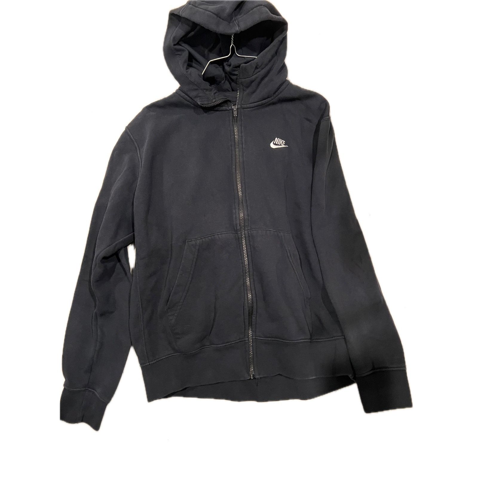 Nike Nike Black Full Zip Hoodie Mens Med Size US M / EU 48-50 / 2 - 1 Thumbnail