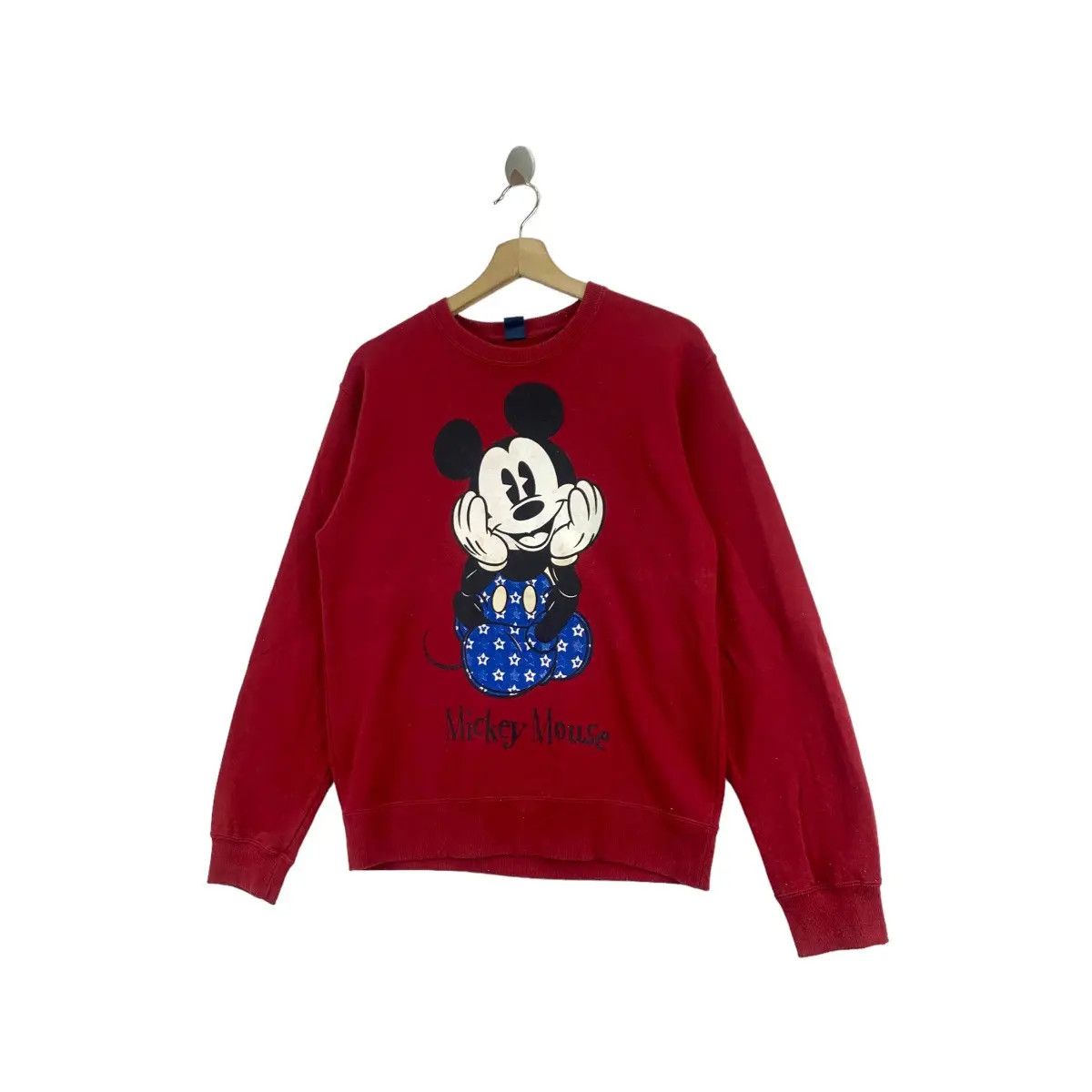 Disney Vintage DISNEY MICKEY MOUSE Monogram Logo Smiley Sweatshirt Size M / US 6-8 / IT 42-44 - 2 Thumbnail
