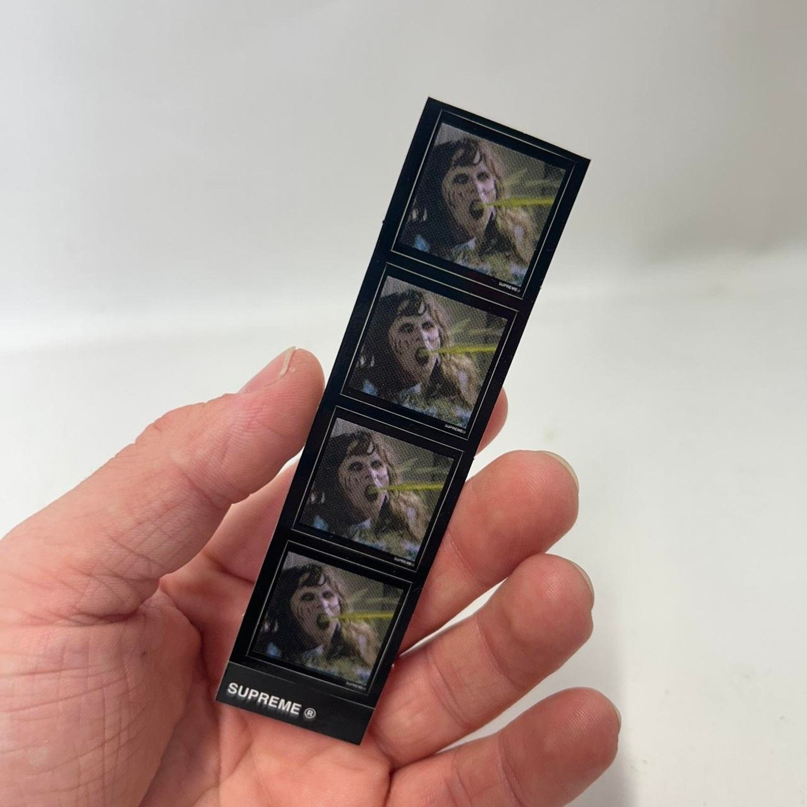 Supreme Supreme Get Off The Fucking Phone Sticker black | Grailed