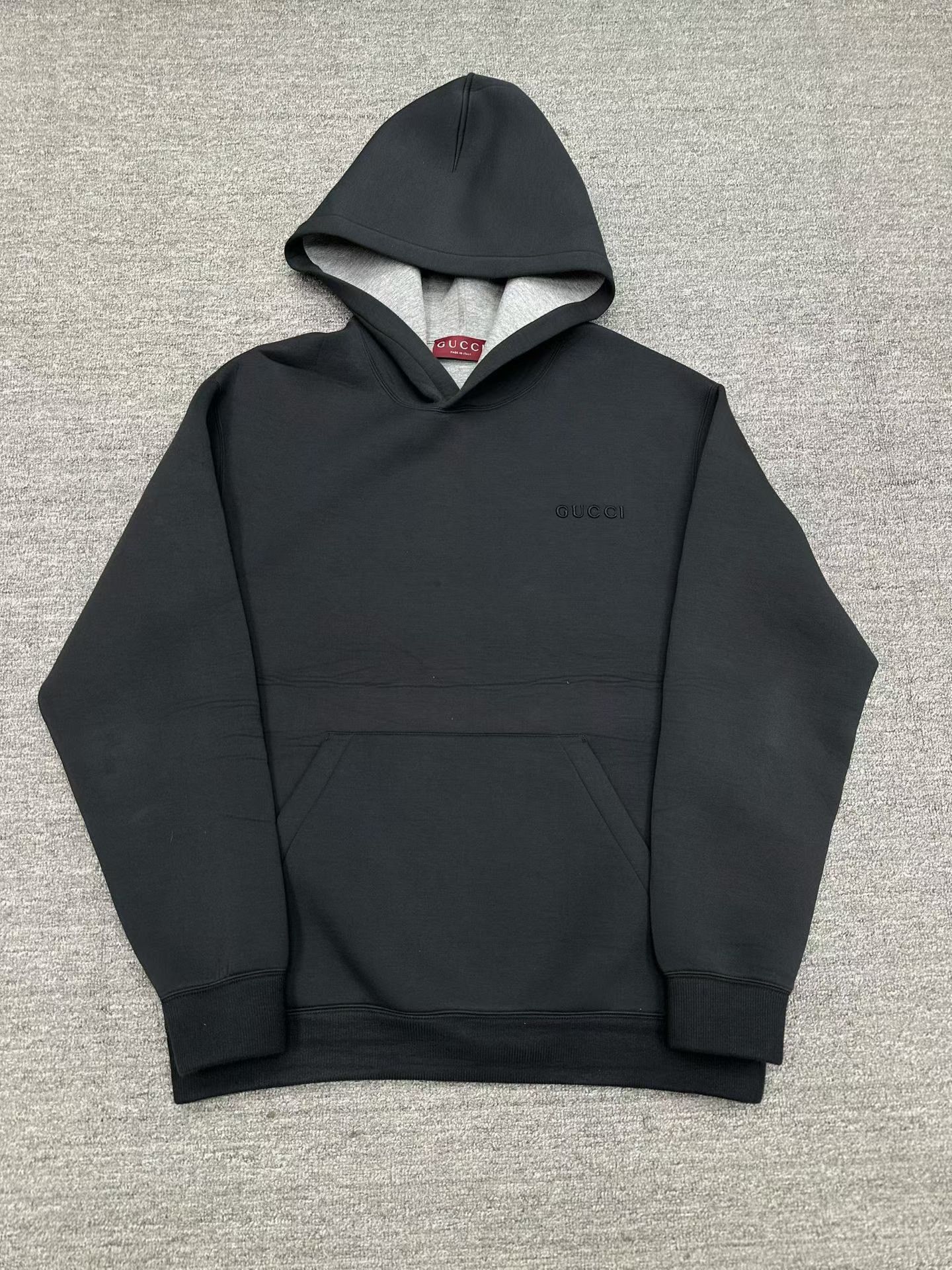 Gucci Gucci Embroidered Cotton Hoodie l Men Size US L / EU 52-54 / 3 - 1 Thumbnail