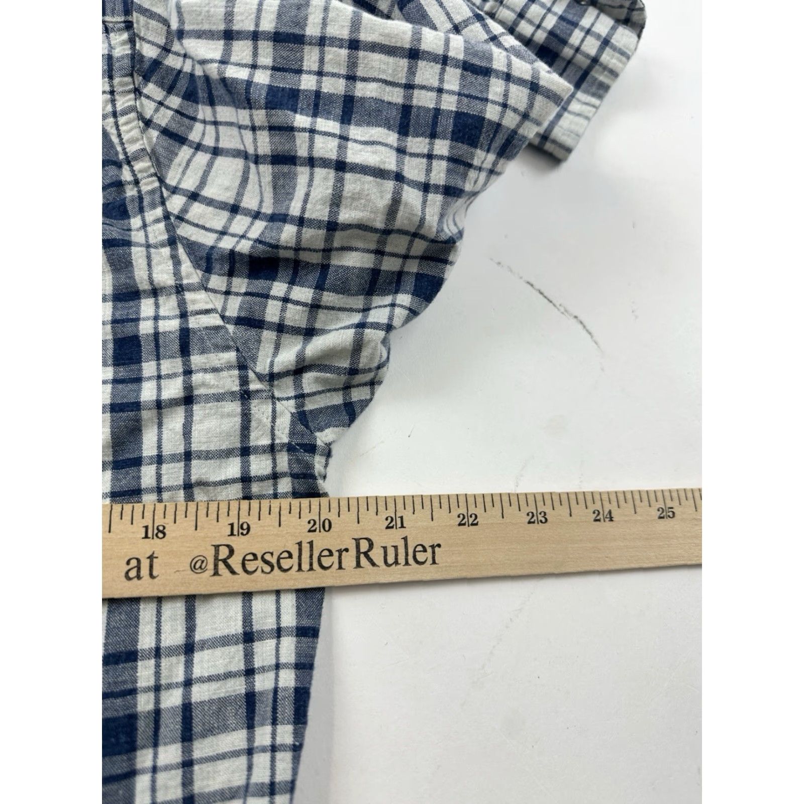 J.Crew VINTAGE J.Crew Shirt Mens Small Plaid Button-Up Lightweight Flannel Long Sleeve Size US S / EU 44-46 / 1 - 6 Thumbnail