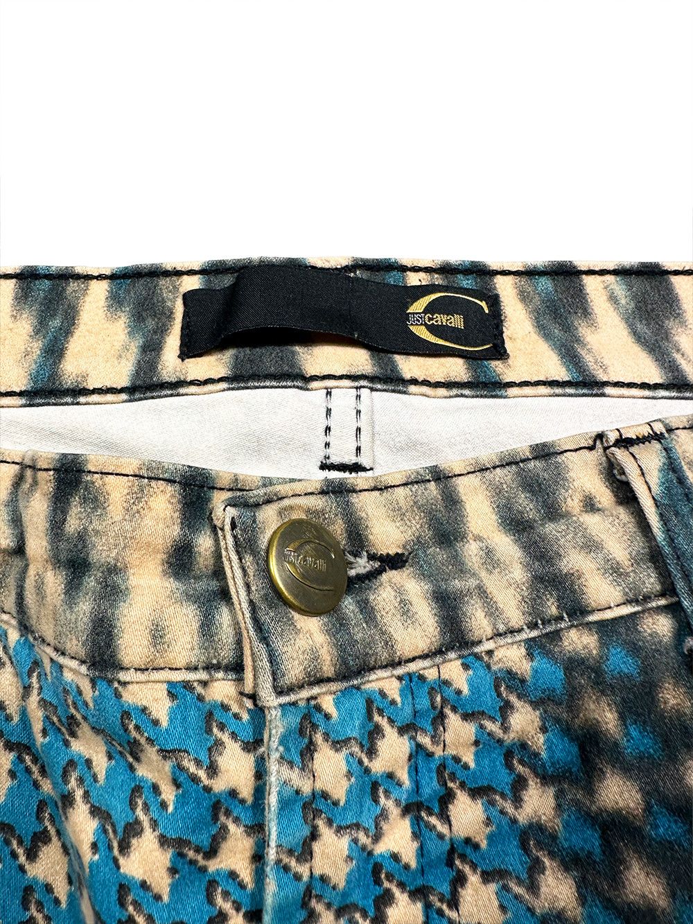 Just Cavalli Just Cavalli Psychedelic Optical Illusion Print Pant Size US 31 - 5 Thumbnail