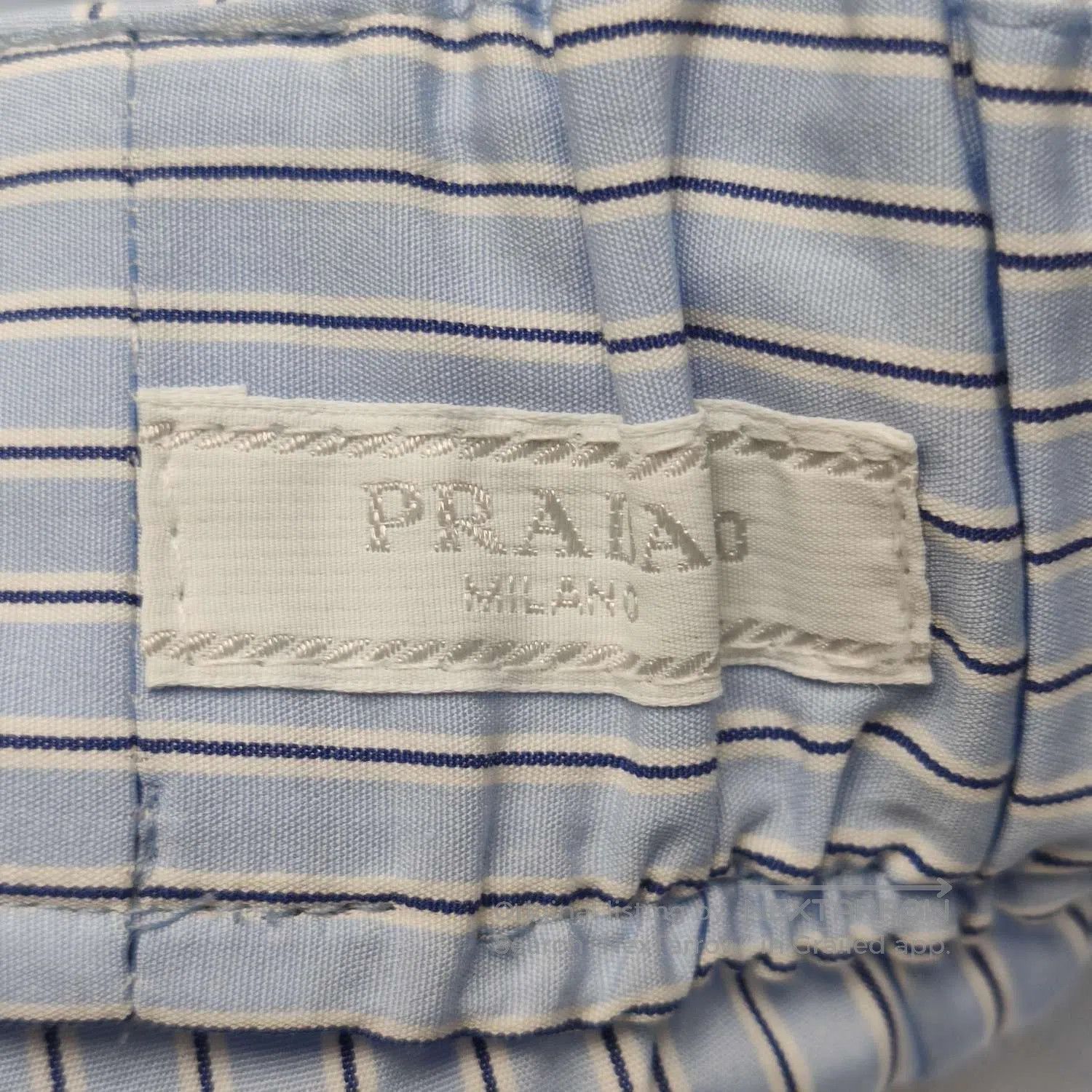 Prada Prada Cotton Striped Straight. Size US 34 / EU 50 - 3 Thumbnail