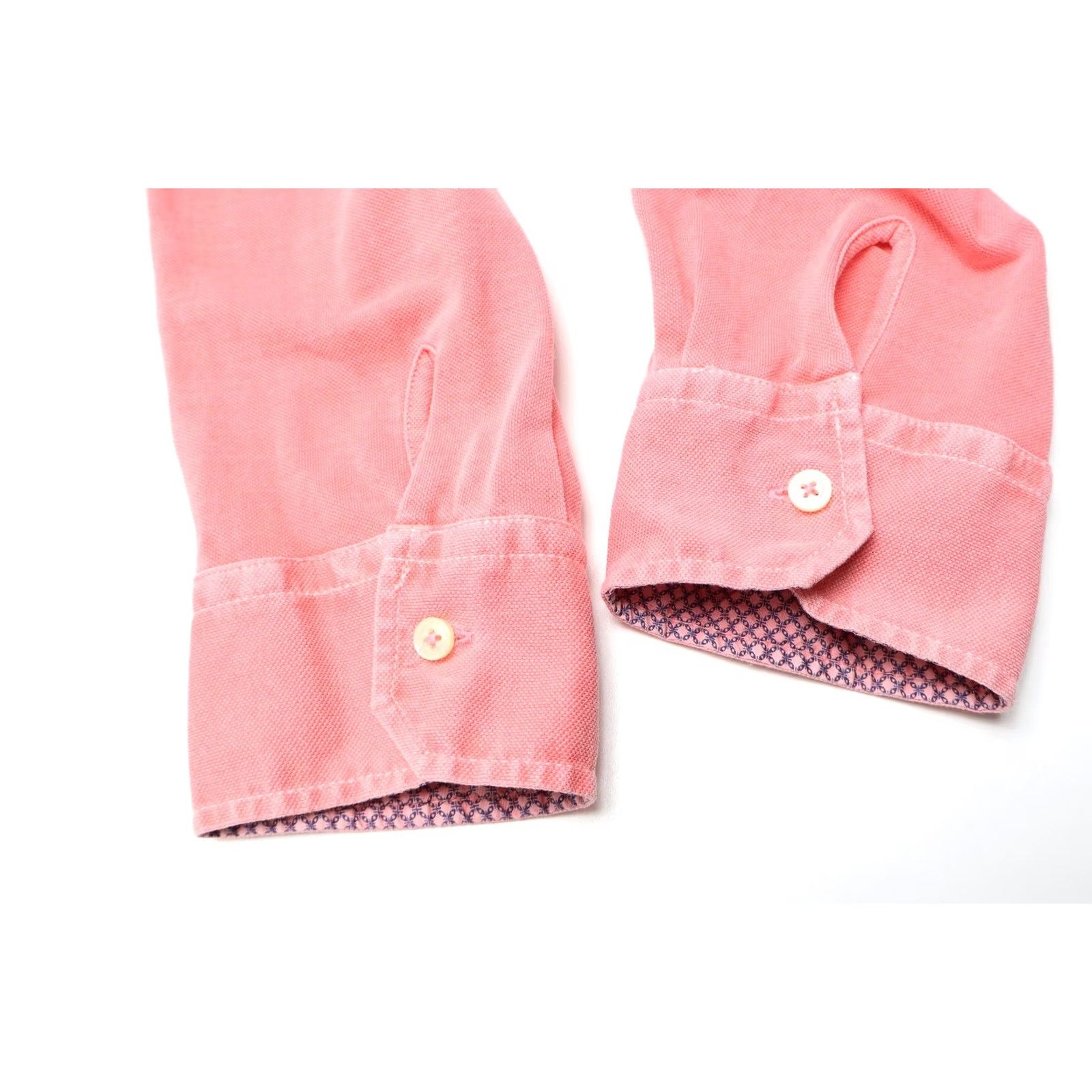 Vintage HENRY COTTON'S Slim Fit Camicia Shirt Men 2XL Coral Button Up Long Sleeve Spread Size US XXL / EU 58 / 5 - 6 Thumbnail