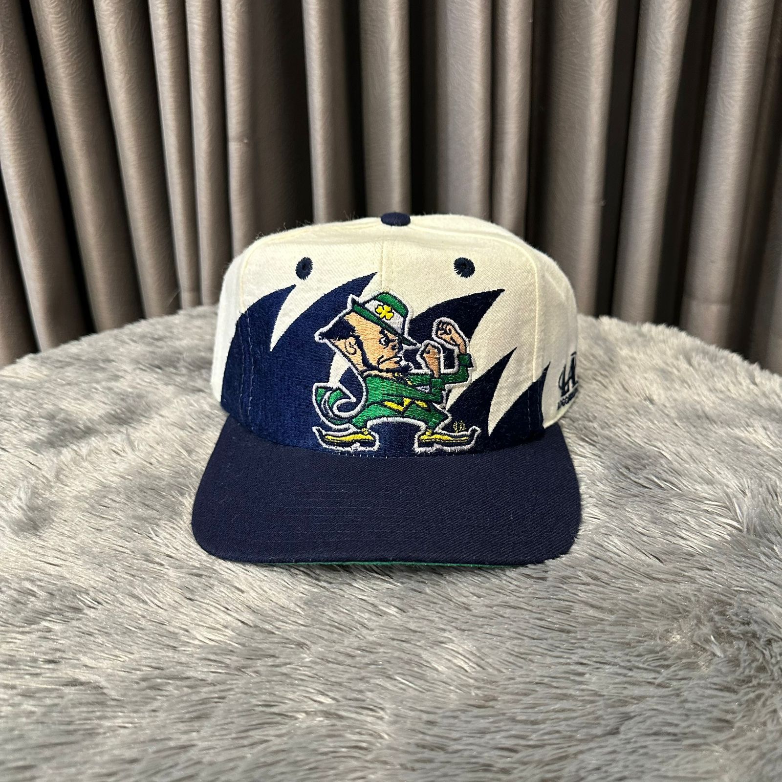 Vintage Logo buy Athletic Notre Dame SharkTooth Snapback