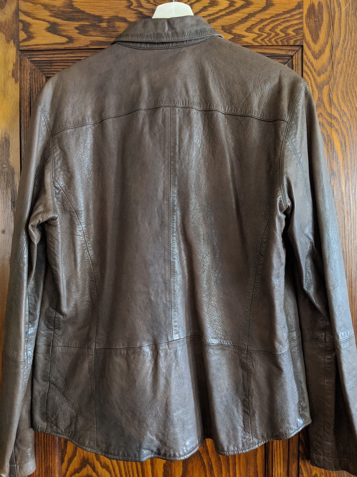Gap Gap Limited Edition Leather Shirt Jacket | S | Brown Size US S / EU 44-46 / 1 - 2 Thumbnail