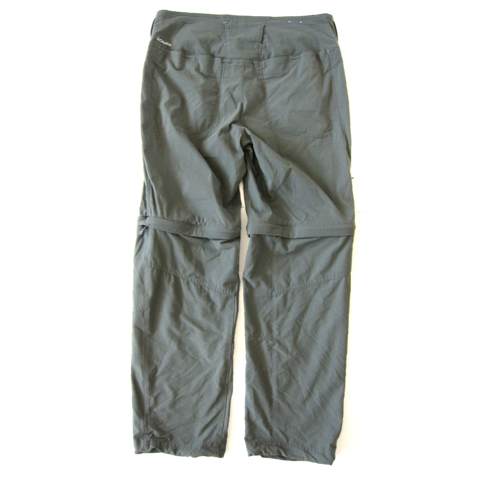Vintage Columbia Omni Shield Army Green Nylon Stretch Convertible Pocket Cargo Pant 12S Womens Size 34" / US 12 / IT 48 - 2 Thumbnail