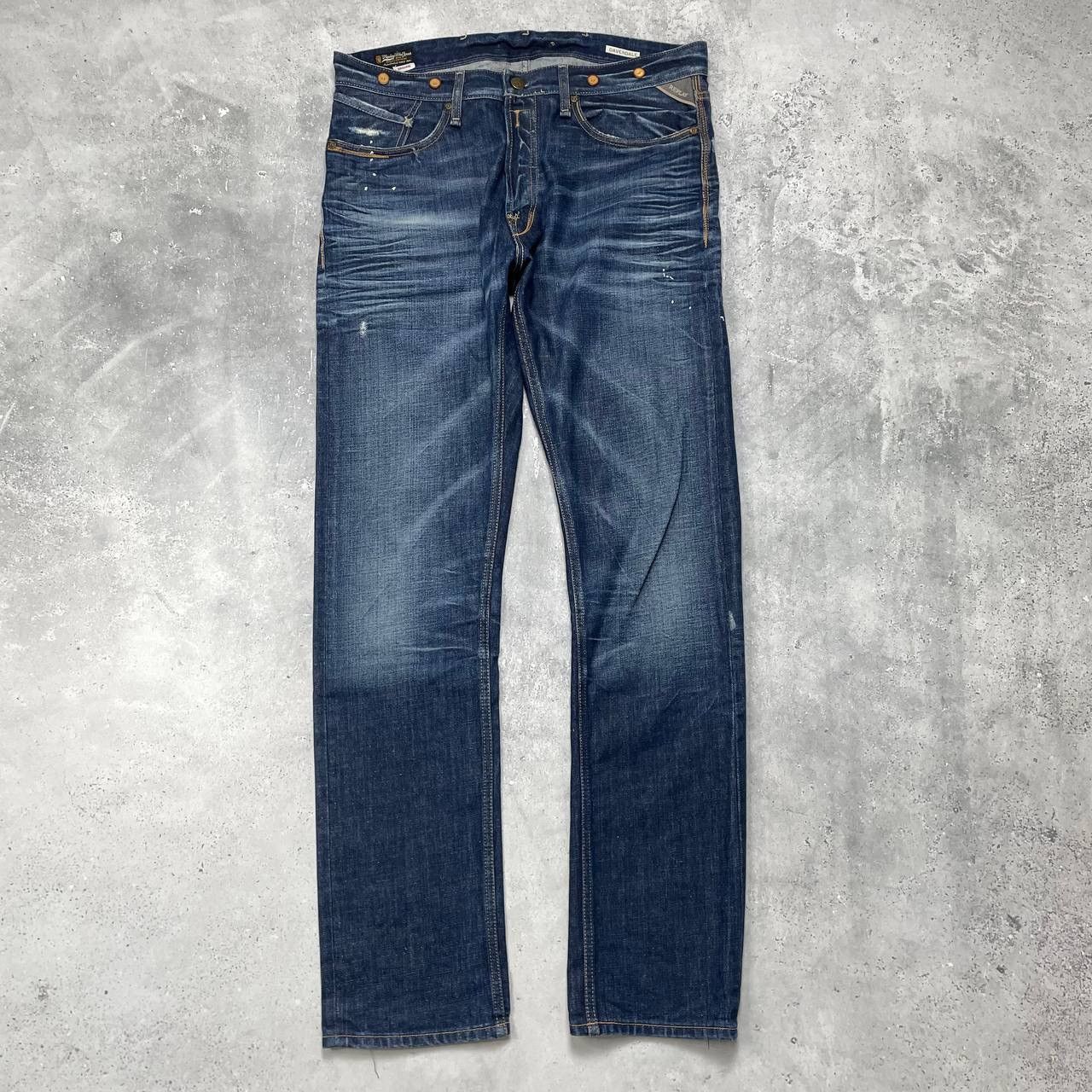 Replay Replay Daverdale Jeans Blue Size W36 L35 Size US 33 - 1 Thumbnail