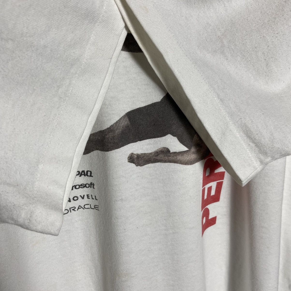 Microsoft × Vintage Vintage 90s Command Performance Microsoft T-Shirt Size US XL / EU 56 / 4 - 3 Thumbnail