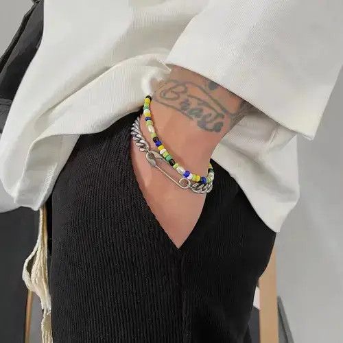Other Retro pin chain bracelet Size ONE SIZE - 1 Thumbnail