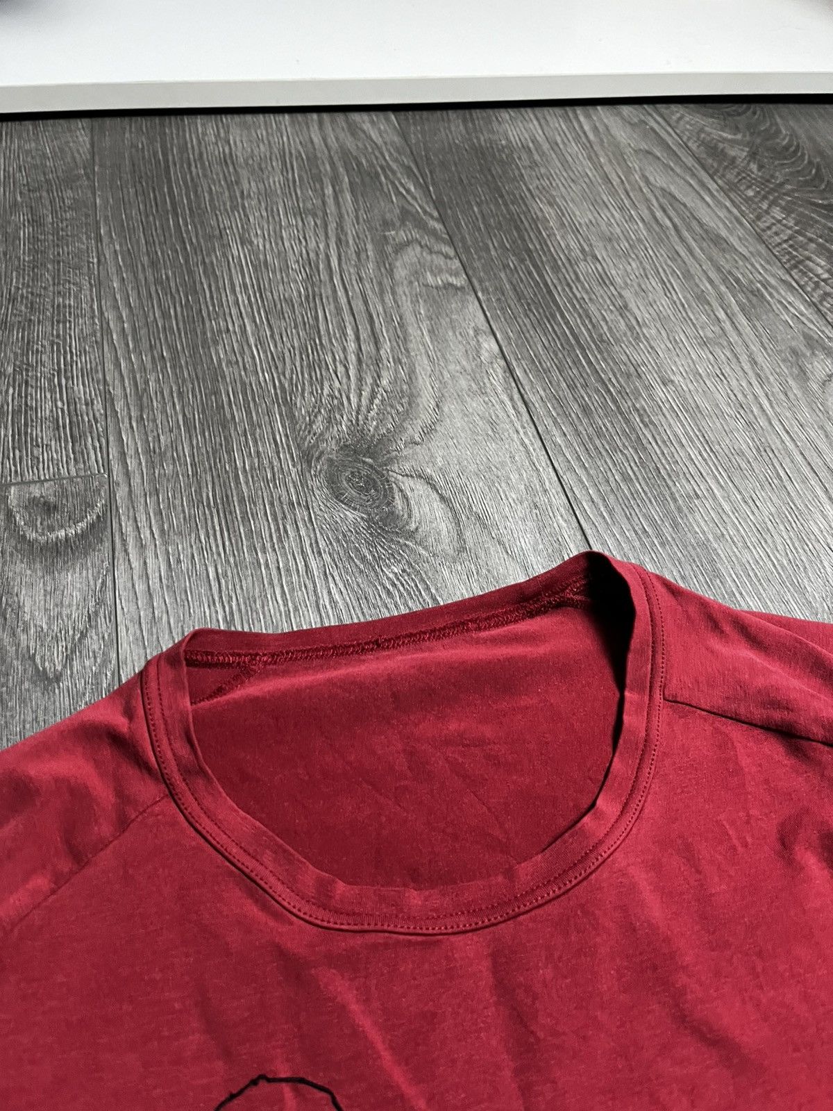 Prada Prada Linea Rossa 2011 "Heart Sketch" Red T-Shirt Size US XL / EU 56 / 4 - 5 Thumbnail
