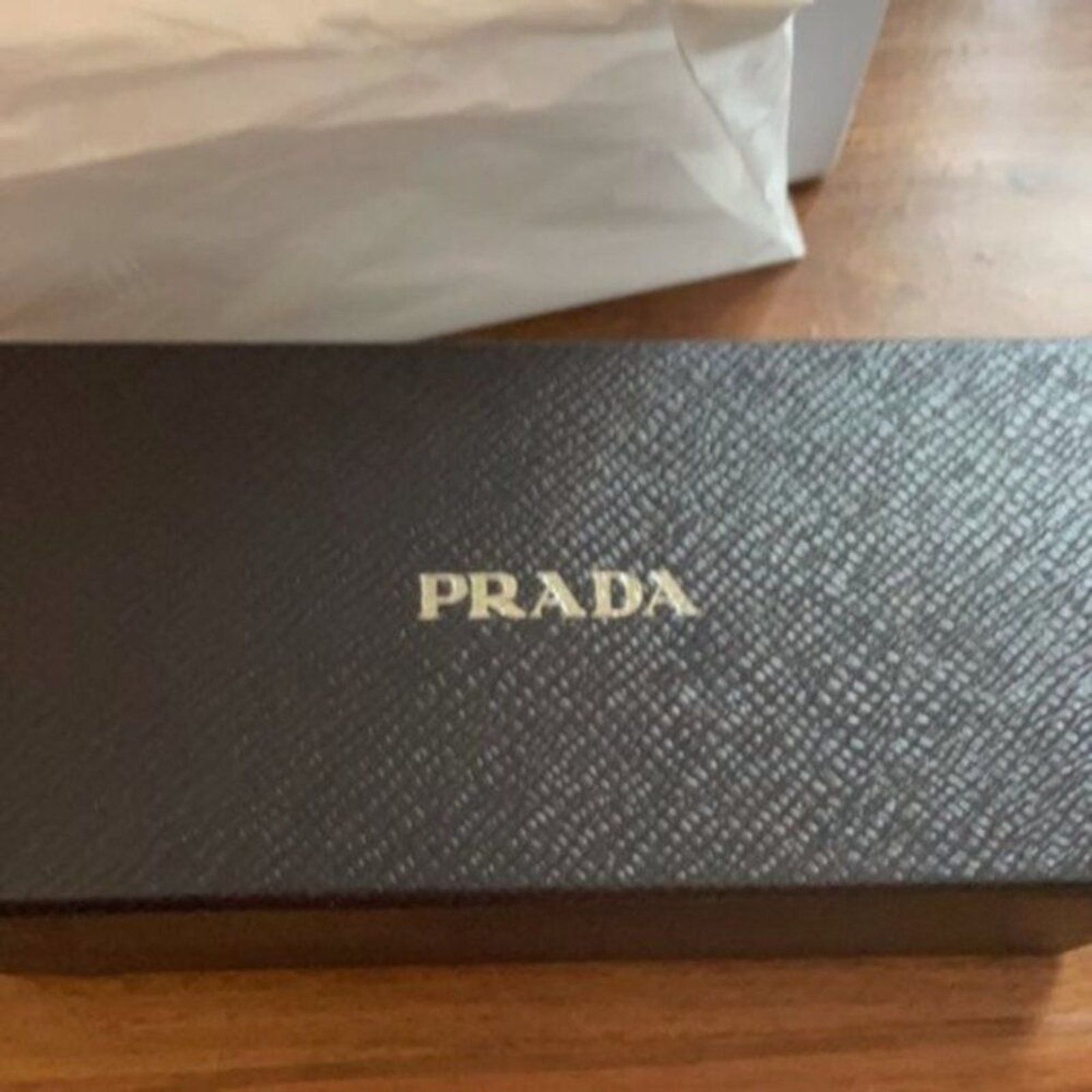 Prada Prada 61mm Oval Sunglasses Black Size ONE SIZE - 7 Thumbnail
