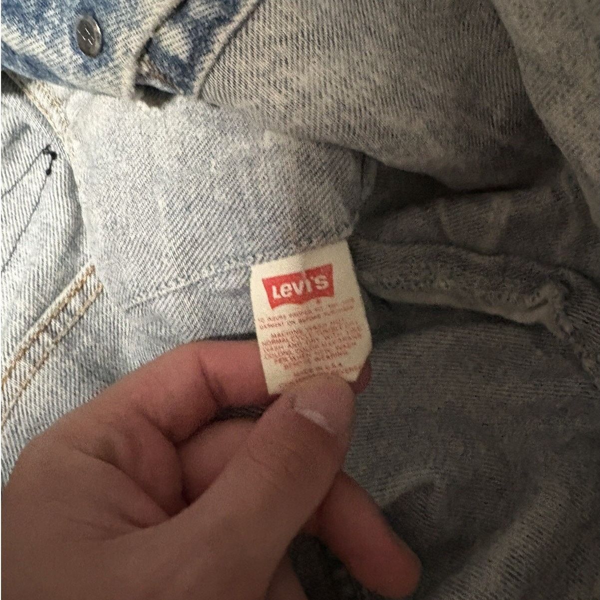 Levi's Vintage 1980s Levi’s Trucker Jacket - Patches, Harley Cross Size US L / EU 52-54 / 3 - 7 Thumbnail