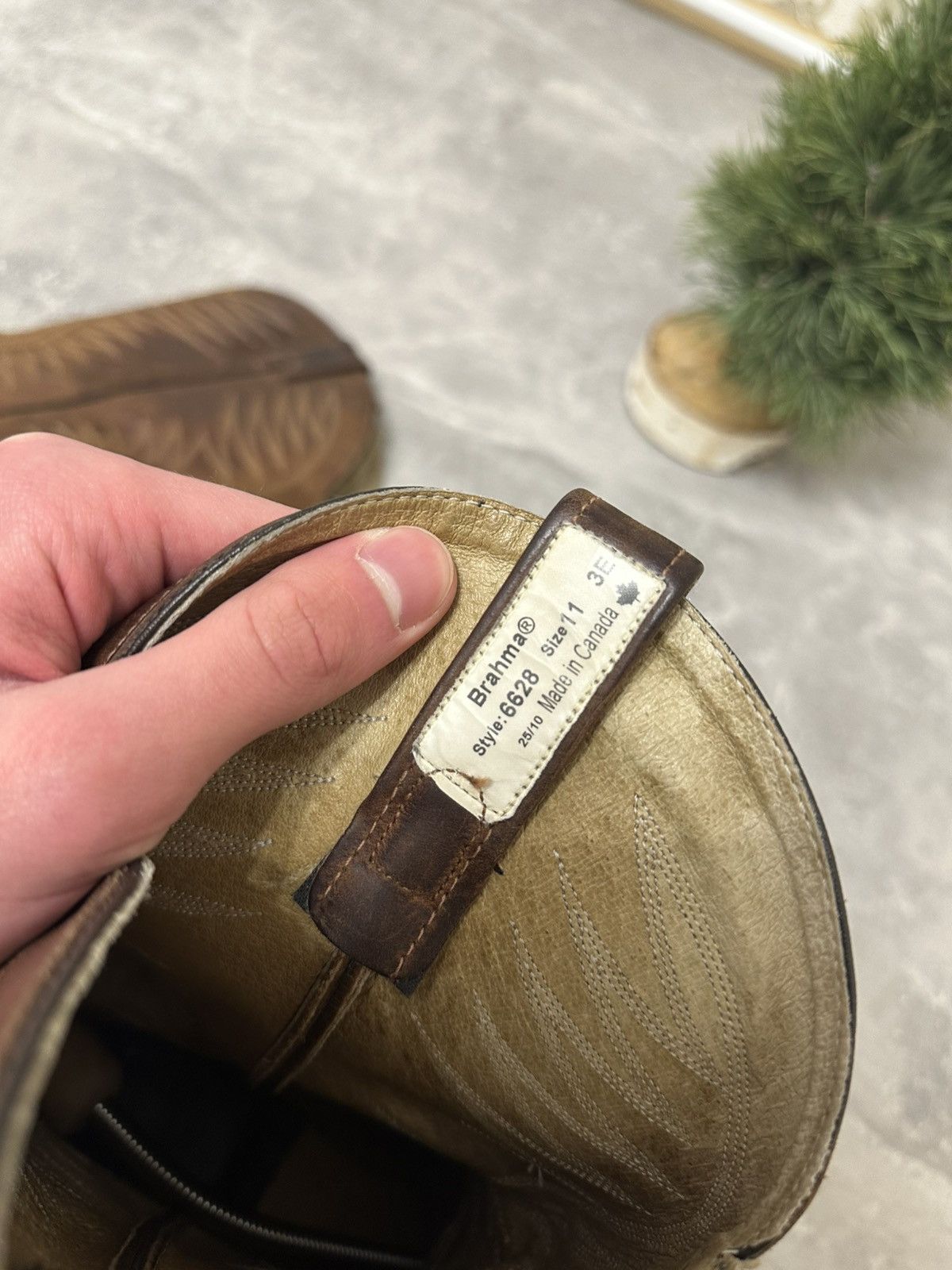 Vintage Vintage Leather Cowboy Boots Western shoes Size US 11 / EU 44 - 11 Thumbnail