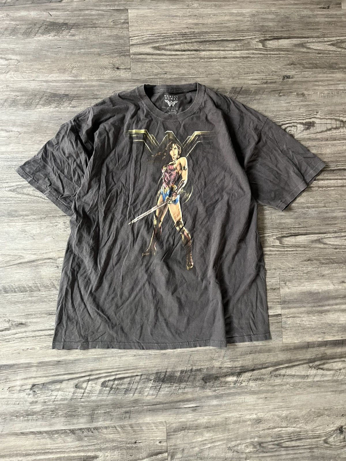 DC × Vintage Vintage 90s y2k Wonder Woman Tee Size US XXL / EU 58 / 5 - 1 Thumbnail