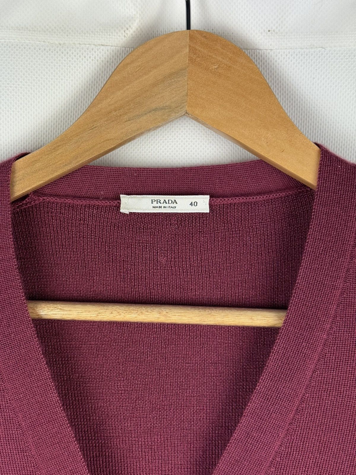 Prada Prada Ladies Cashmere Silk Long Sleeve Cardigan Sweater Size S / US 4 / IT 40 - 8 Thumbnail
