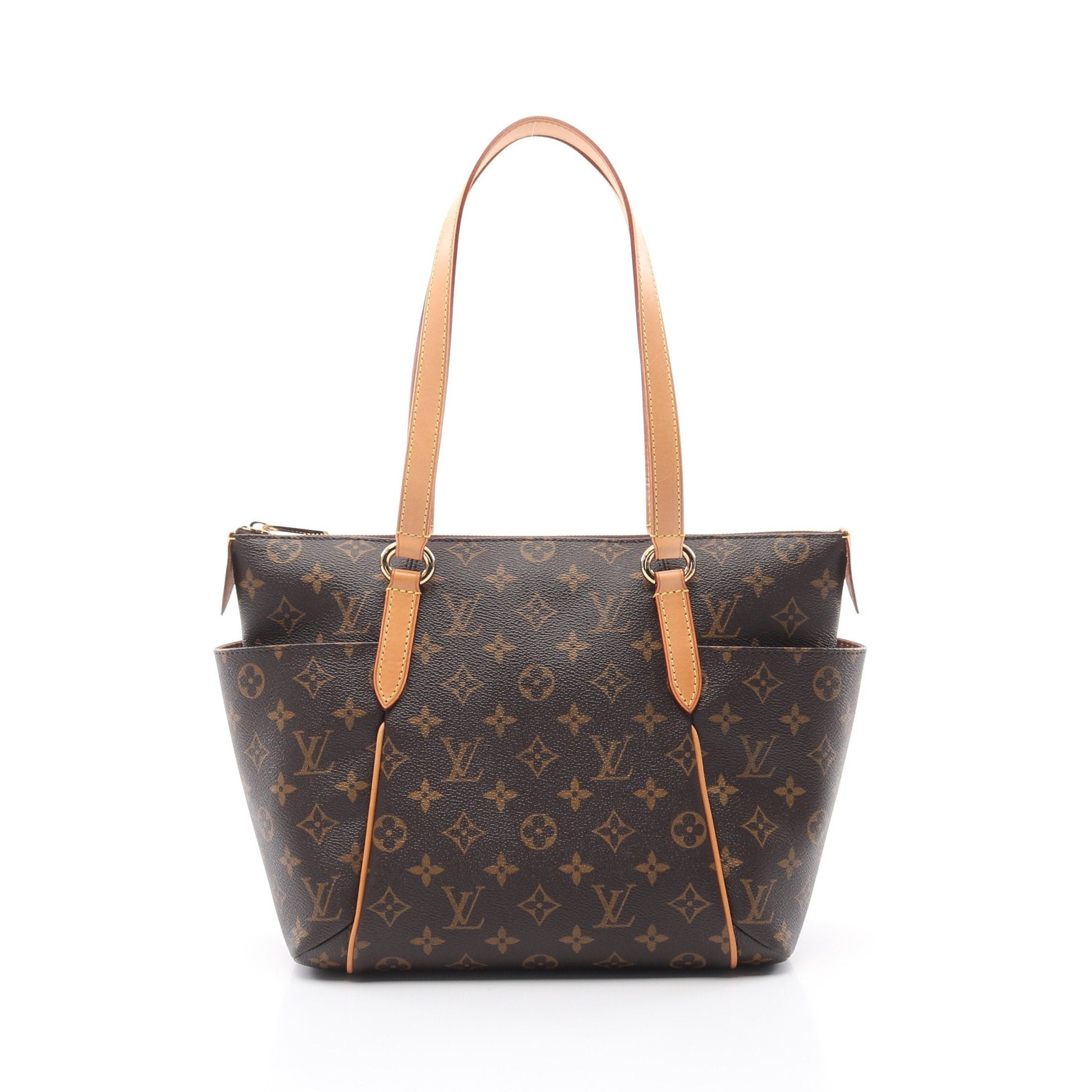 Louis Vuitton Totally Pm Monogram Shoulder Bag Tote Leather Brown, Women's