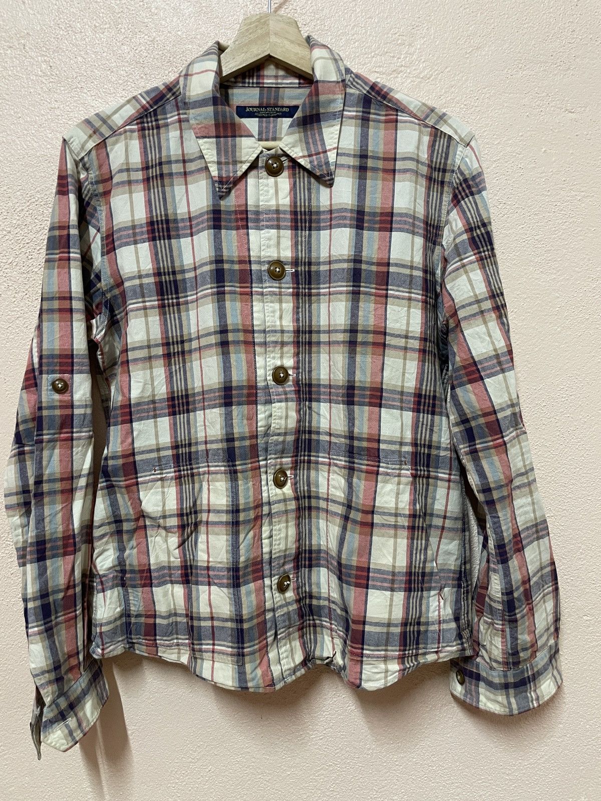 Japanese Brand × Journal Standard Journal Standard Madras Rockabilly Plaids & Checks Workwear Size US M / EU 48-50 / 2 - 2 Thumbnail