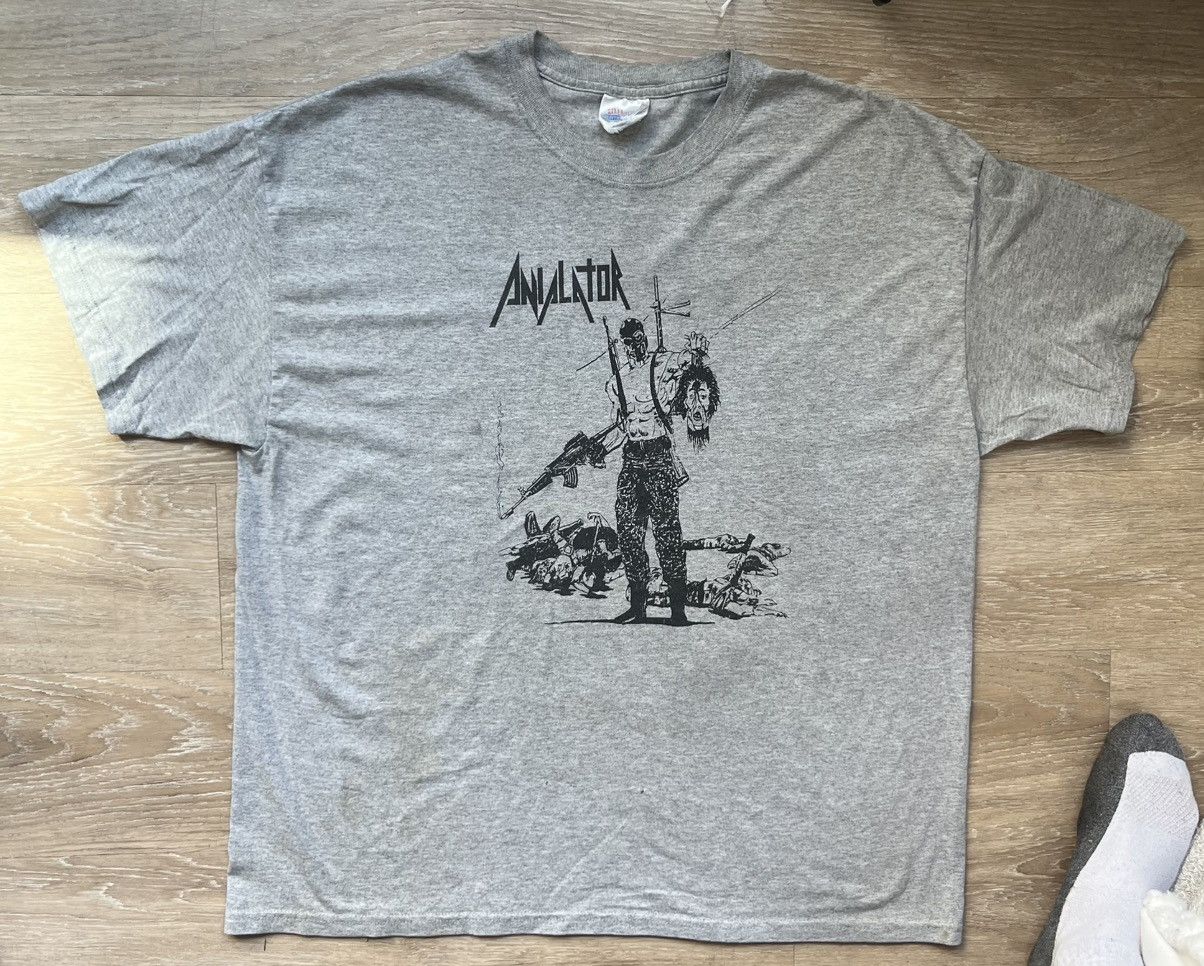 Band Tees Vintage Y2K Anialator Metal Band Tee Size US XL / EU 56 / 4 - 1 Thumbnail