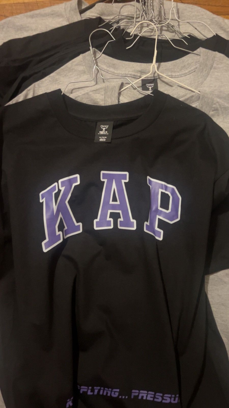 Other NEW mens Large SS T shirt “KAP” university streetwear purple Size US L / EU 52-54 / 3 - 9 Thumbnail
