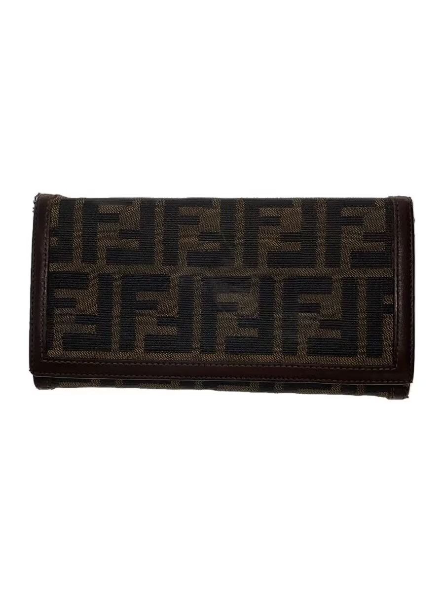 Fendi Fendi Zucca Long Wallet Brown Size ONE SIZE - 1 Thumbnail