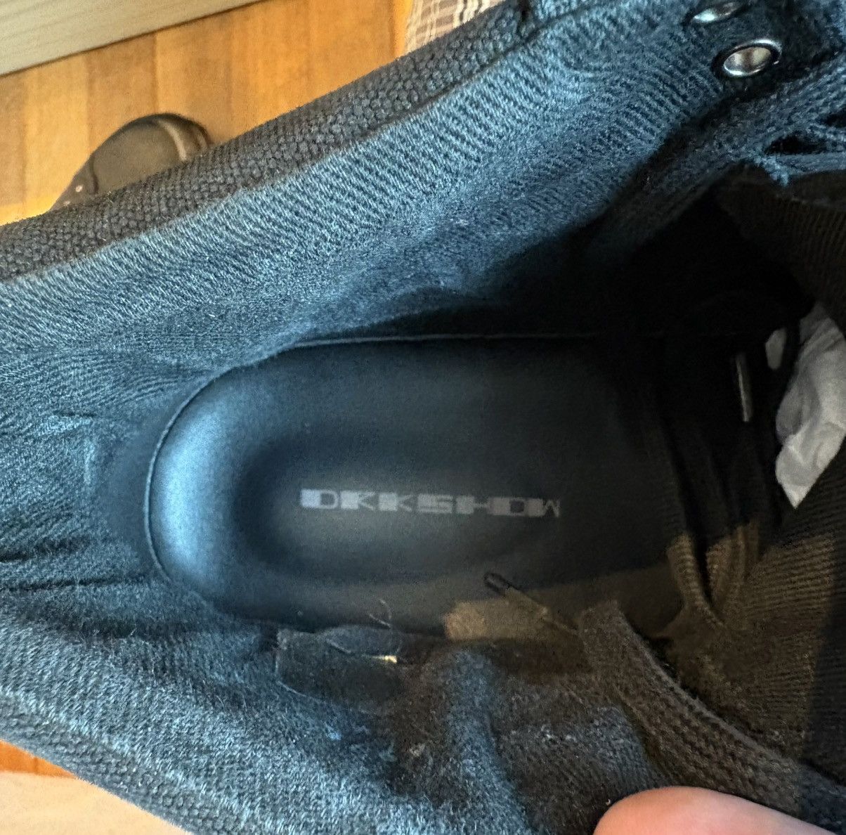 Rick Owens Drkshdw Vintage Hi Top sneakers Size US 12 / EU 45 - 9 Thumbnail