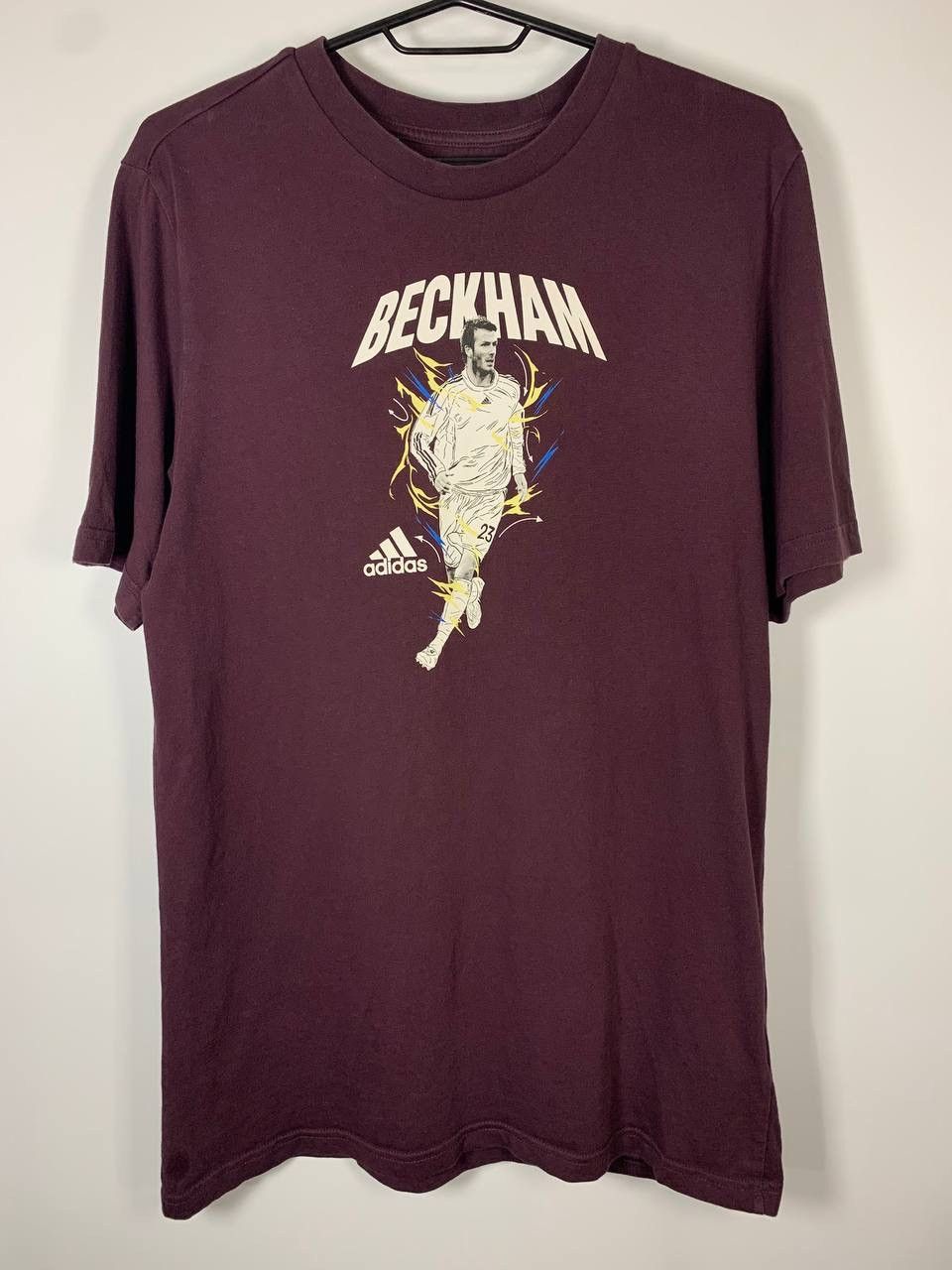 Vintage Adidas David Beckham Graphic T-Shirt – Vintage Style Footbal Size US L / EU 52-54 / 3 - 1 Thumbnail