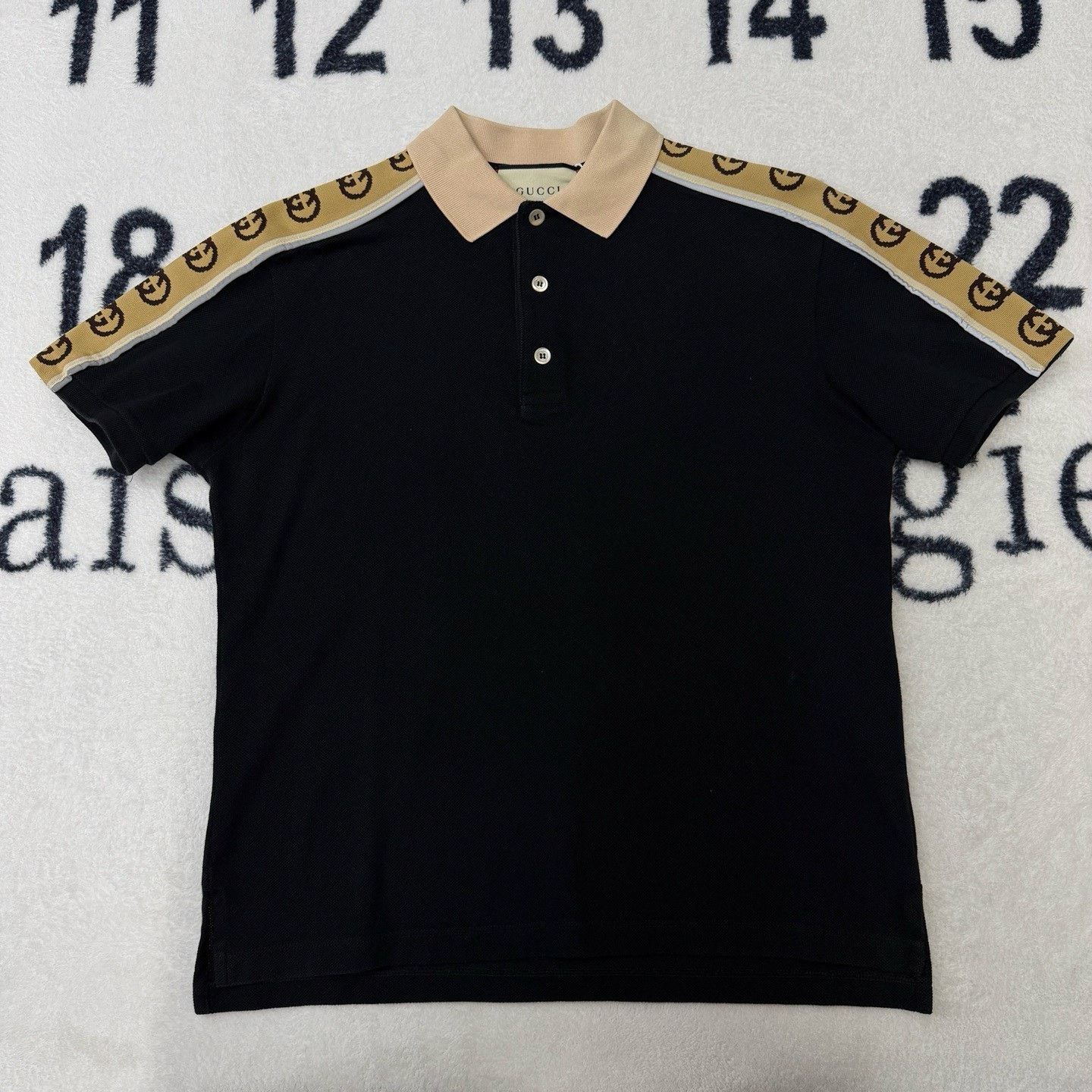 Gucci Gucci Striped Black Polo XS Men Size US XS / EU 42 / 0 - 1 Thumbnail